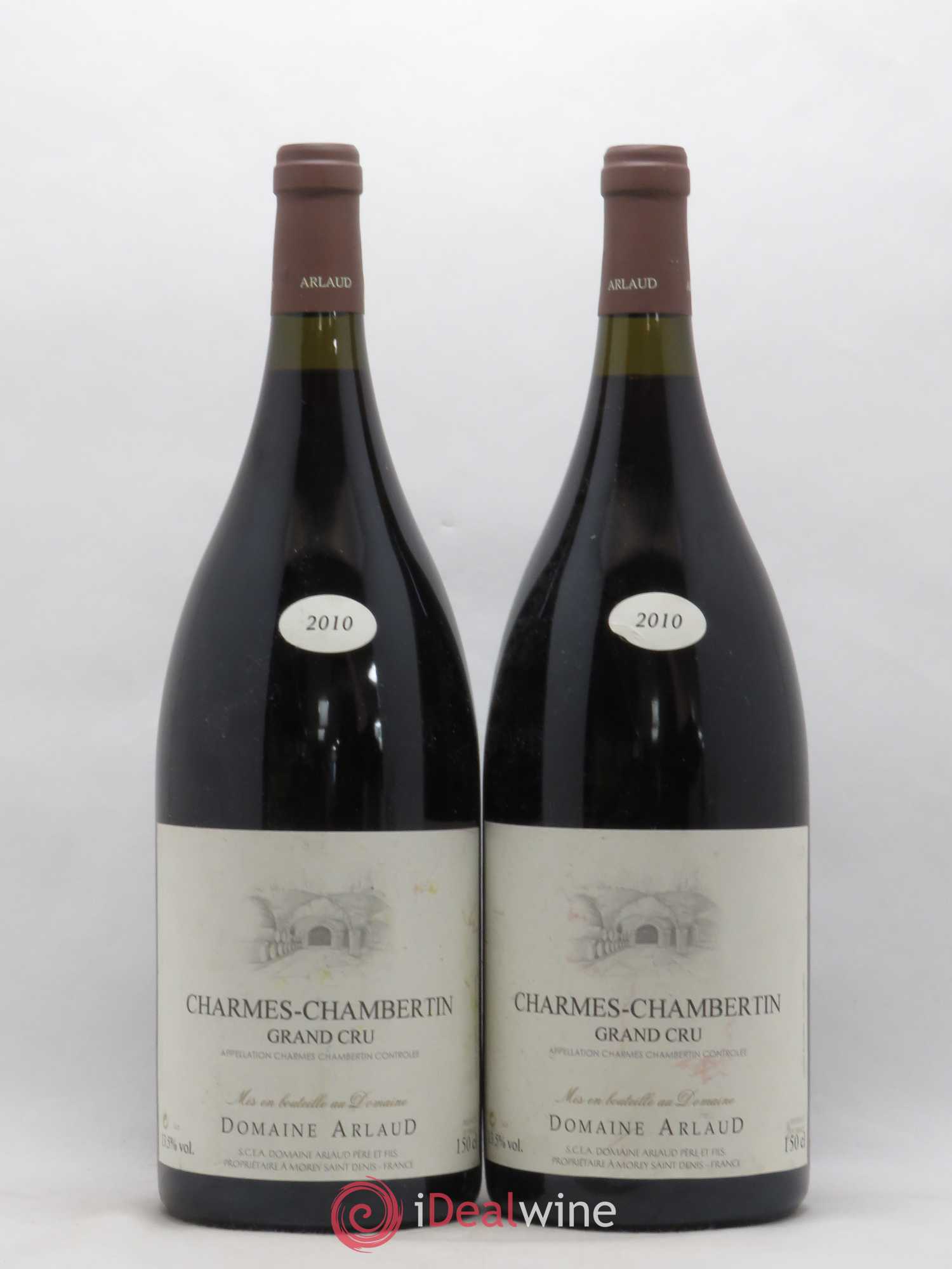 Charmes-Chambertin Grand Cru Arlaud 2010 - Lot de 2 magnums - 0