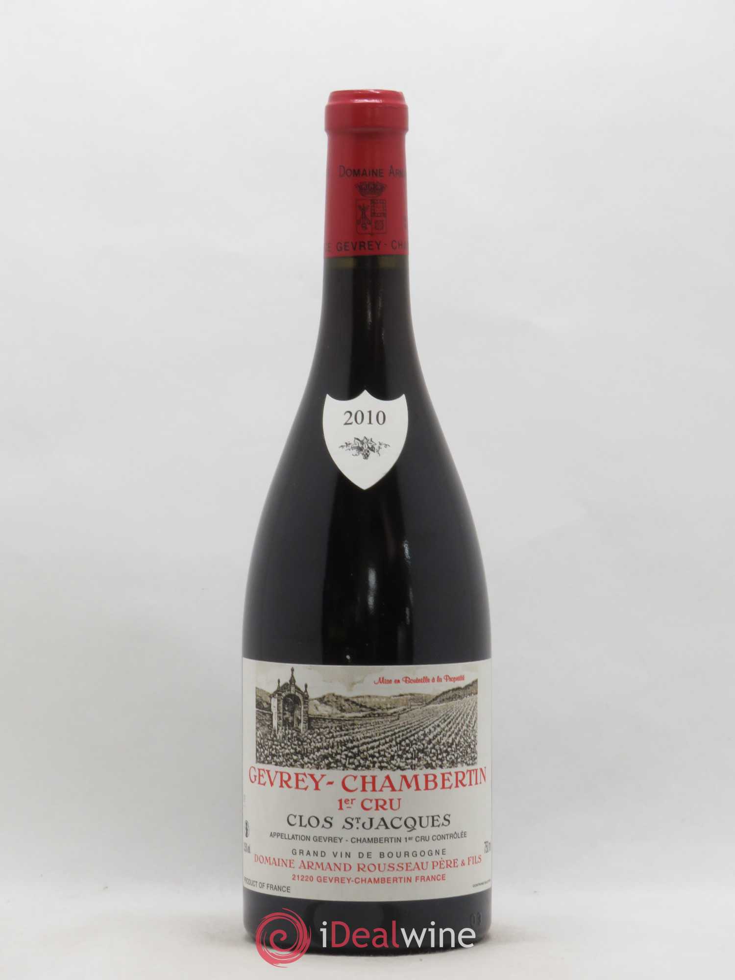 Gevrey-Chambertin 1er Cru Clos Saint-Jacques Armand Rousseau (Domaine) 2010 - Lot de 1 bouteille - 0