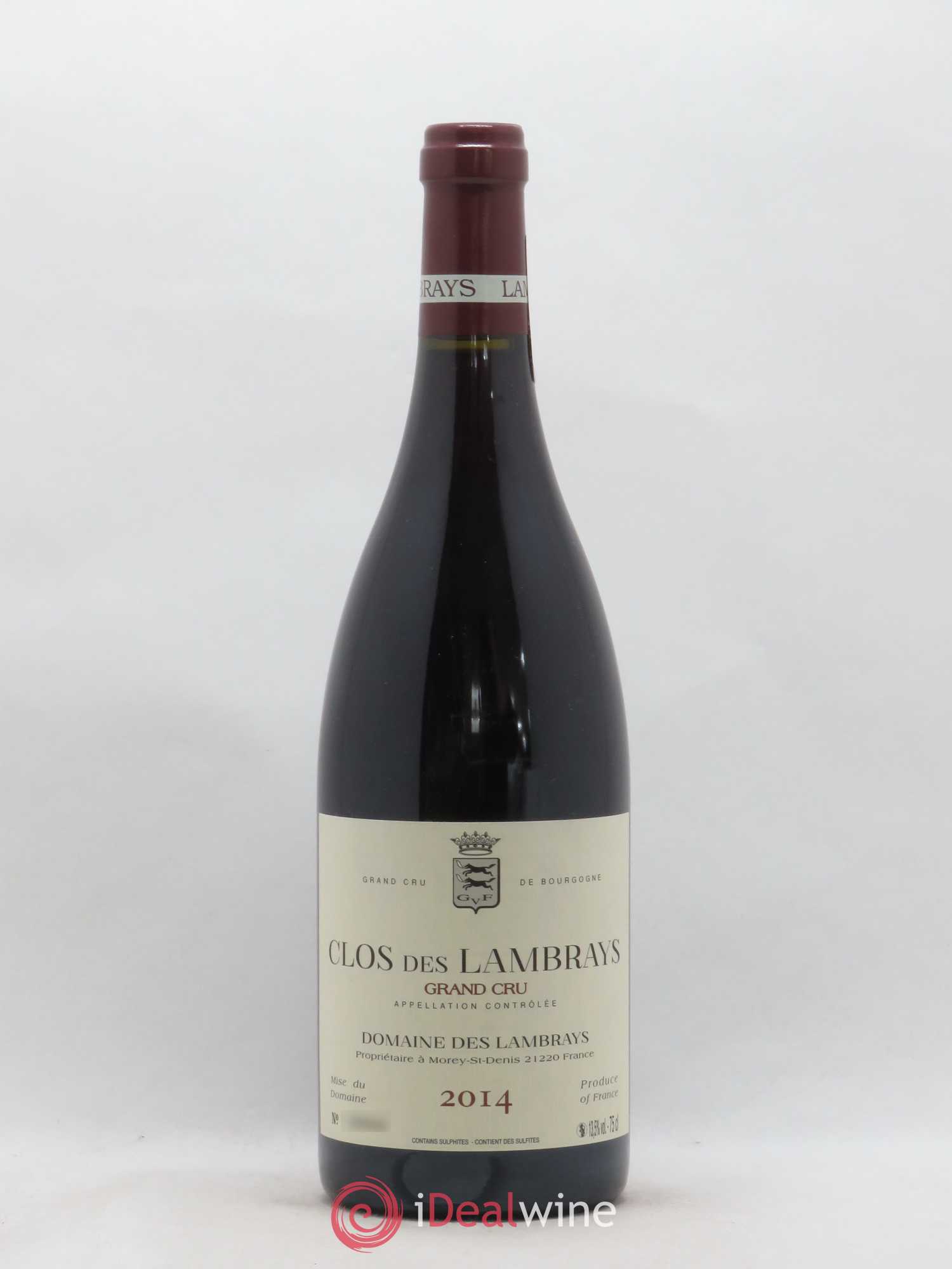 Clos des Lambrays Grand Cru Domaine des Lambrays 2014 - Lot de 1 bouteille - 0