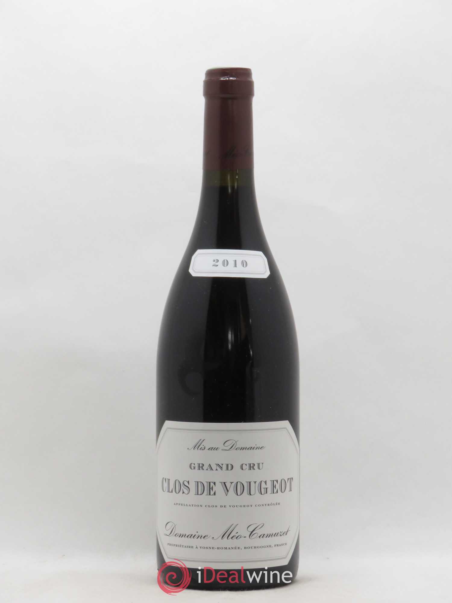 Clos de Vougeot Grand Cru Méo-Camuzet (Domaine) 2010 - Lot de 1 bouteille - 0