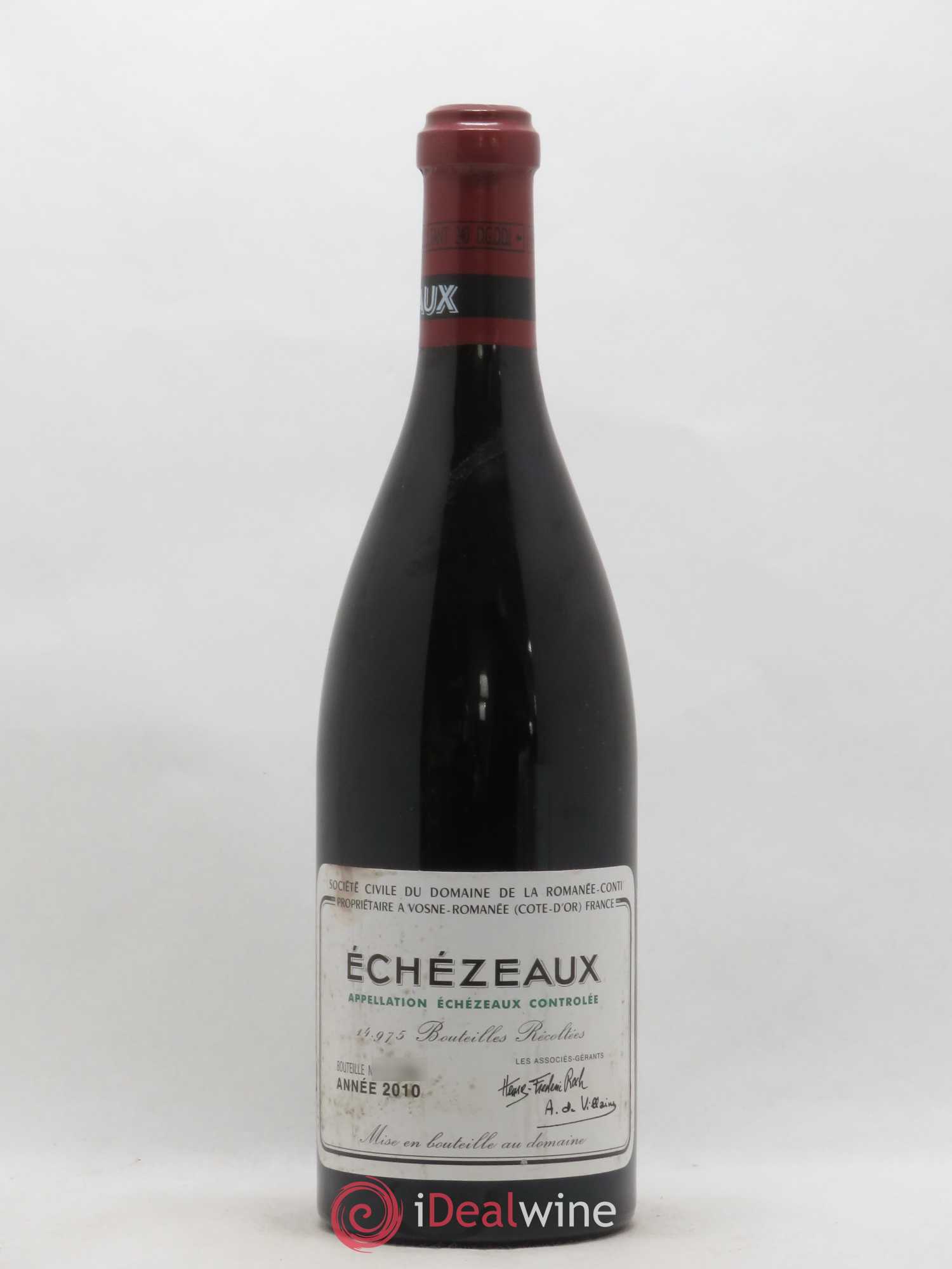 Echezeaux Grand Cru Domaine de la Romanée-Conti 2010 - Lot de 1 bouteille - 0