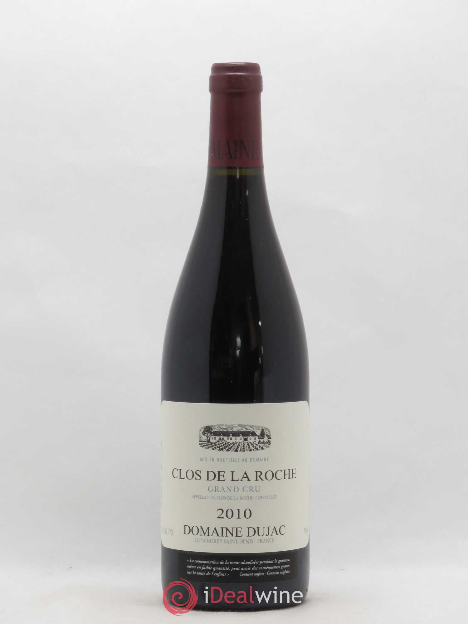 Clos de la Roche Grand Cru Dujac (Domaine) 2010 - Lot de 1 bouteille - 0
