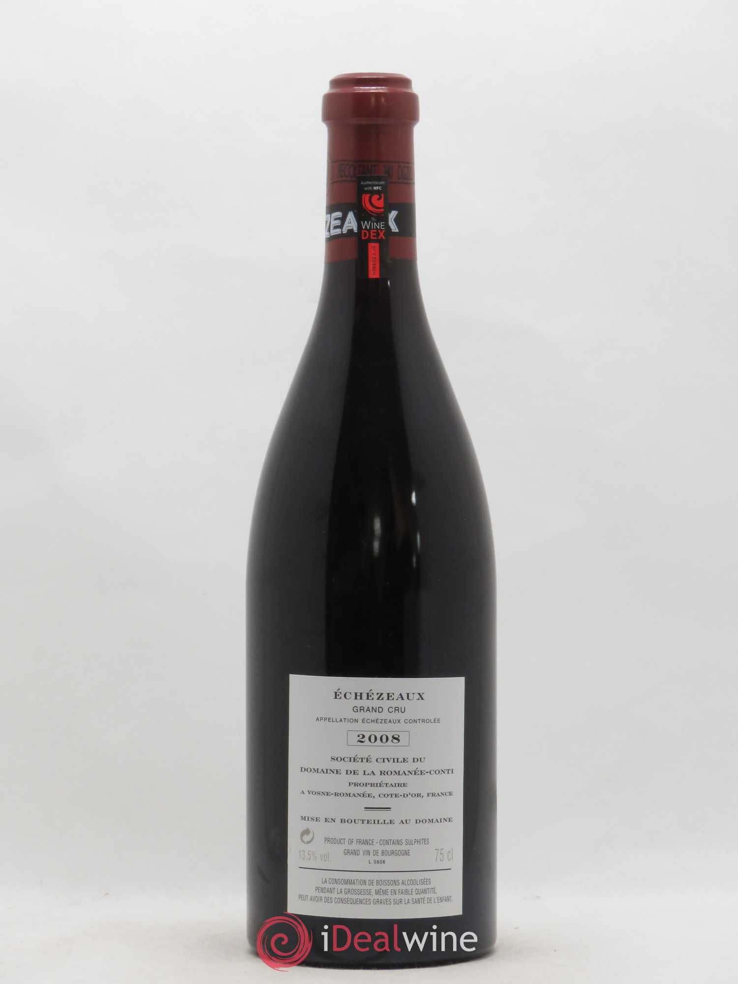 Echezeaux Grand Cru Domaine de la Romanée-Conti 2008 - Lot de 1 bouteille - 1