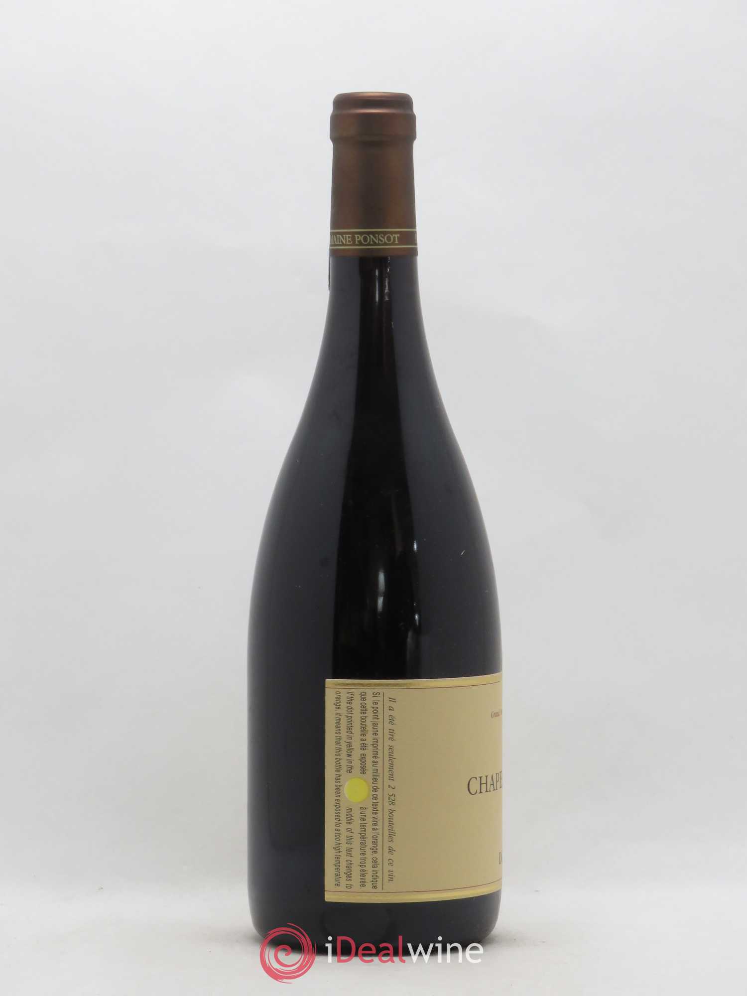 Chapelle-Chambertin Grand Cru Ponsot (Domaine) 2009 - Lot de 1 bouteille - 1