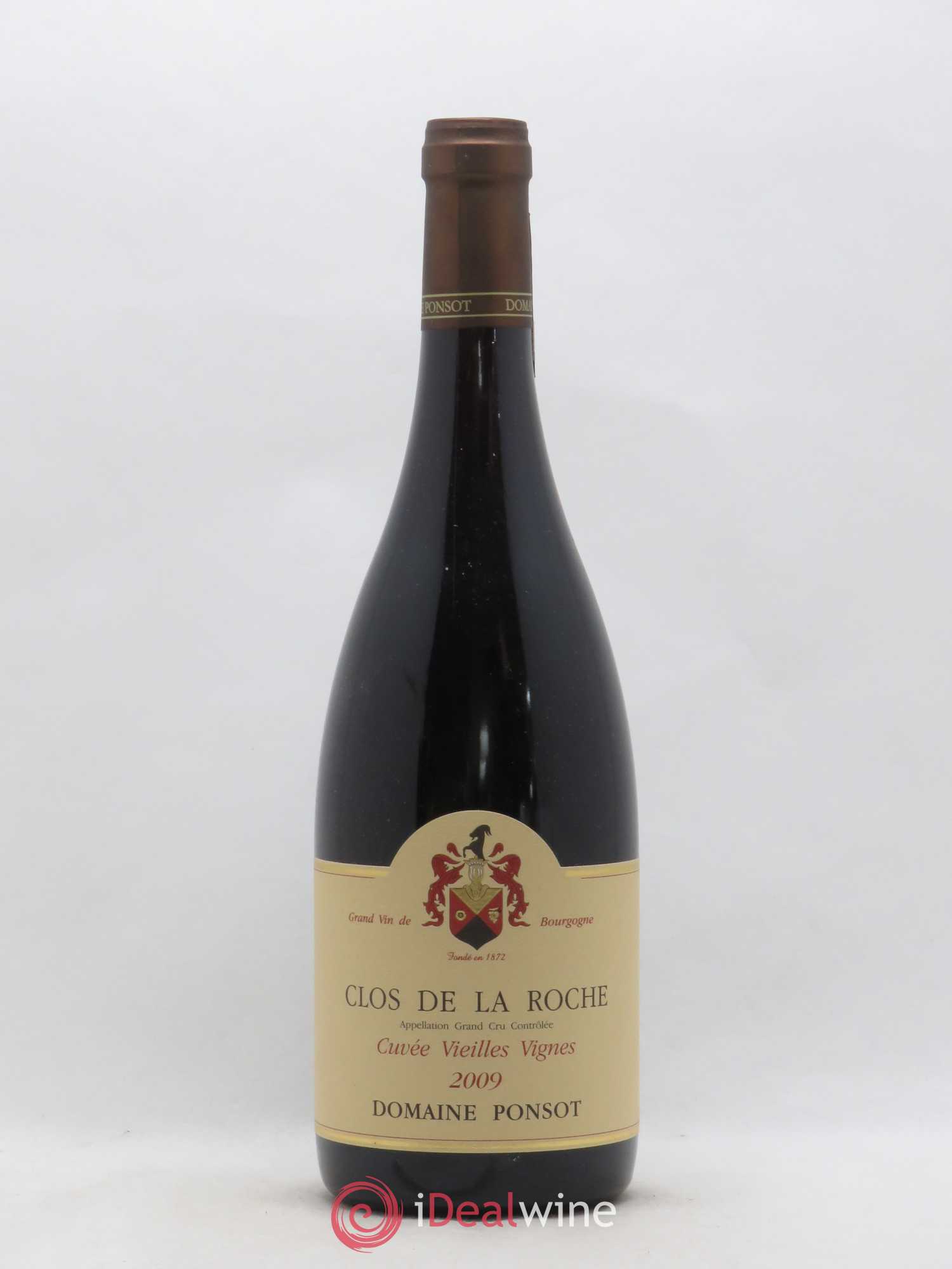 Clos de la Roche Grand Cru Vieilles Vignes Ponsot (Domaine) 2009 - Lot de 1 bouteille - 0