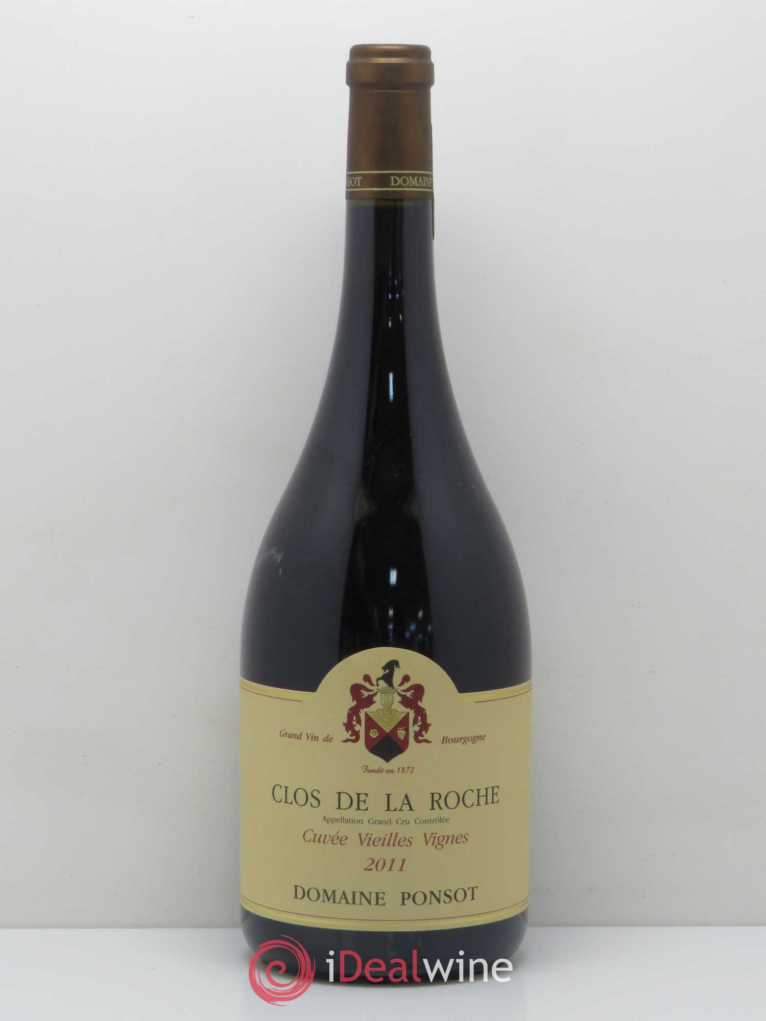 Clos de la Roche Grand Cru Vieilles Vignes Ponsot (Domaine) 2011 - Lot de 1 magnum - 0
