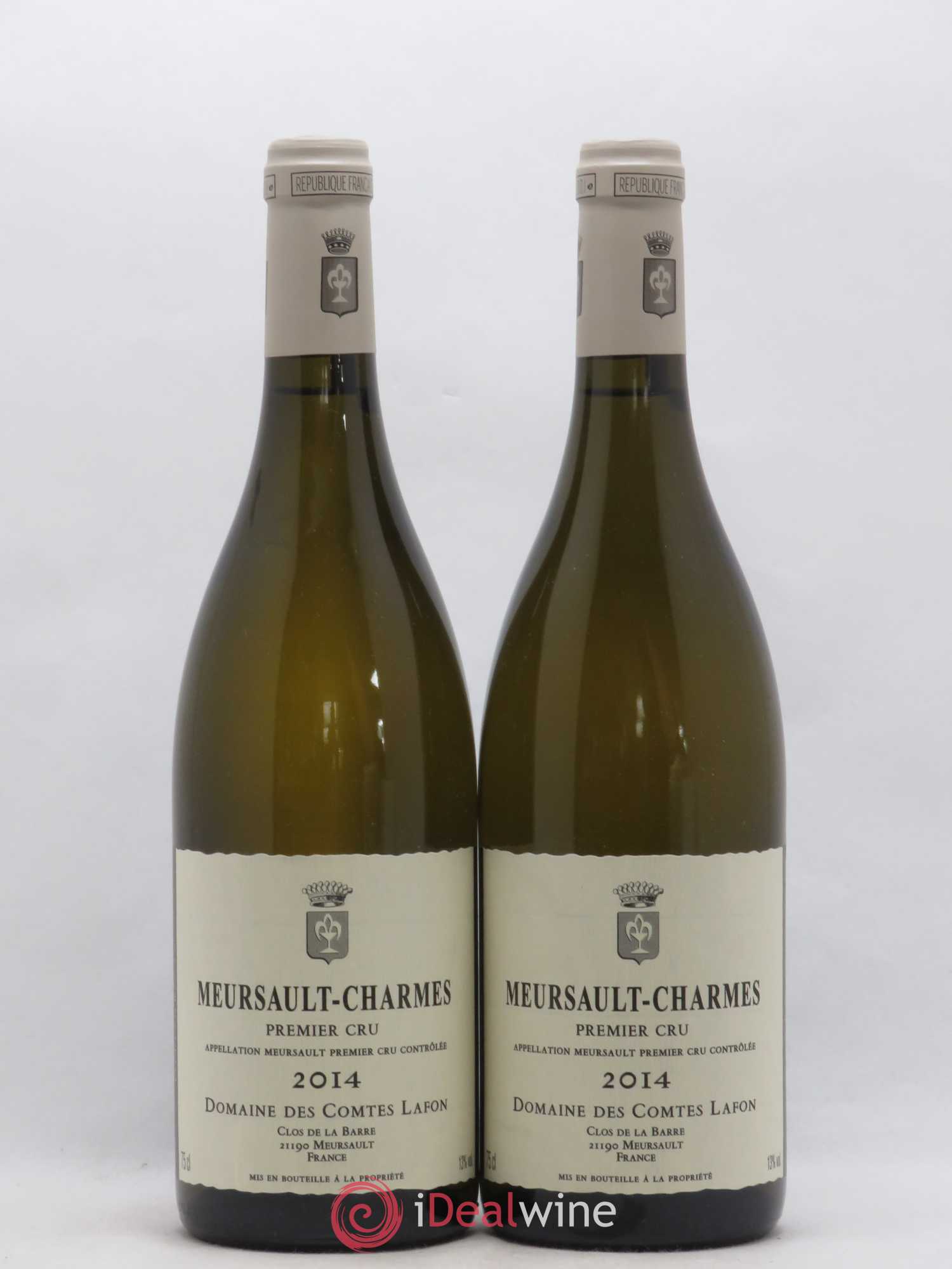 Meursault 1er Cru Charmes Comtes Lafon (Domaine des) 2014 - Lot de 2 bouteilles - 0