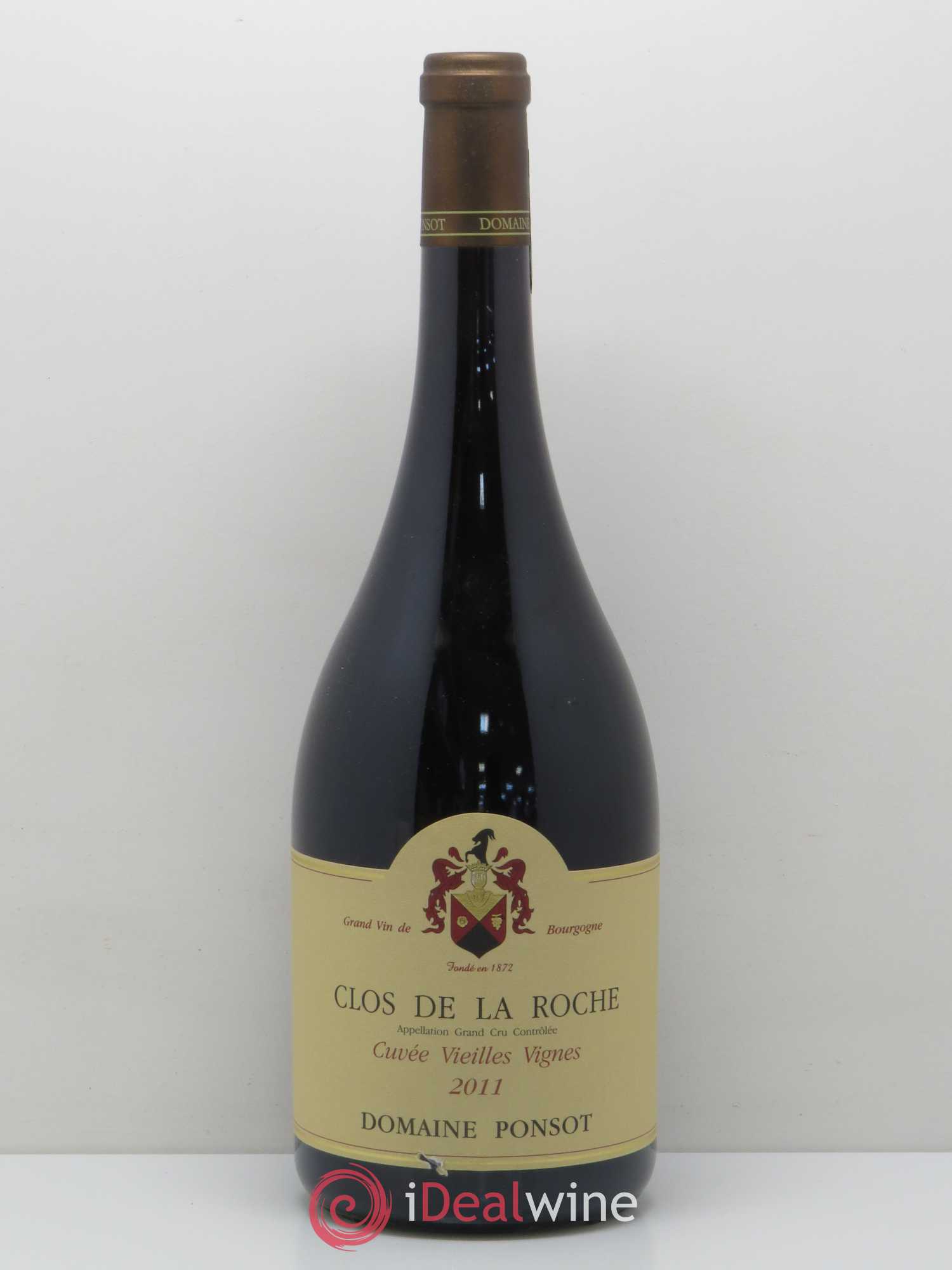 Clos de la Roche Grand Cru Vieilles Vignes Ponsot (Domaine) 2011 - Lot de 1 magnum - 0