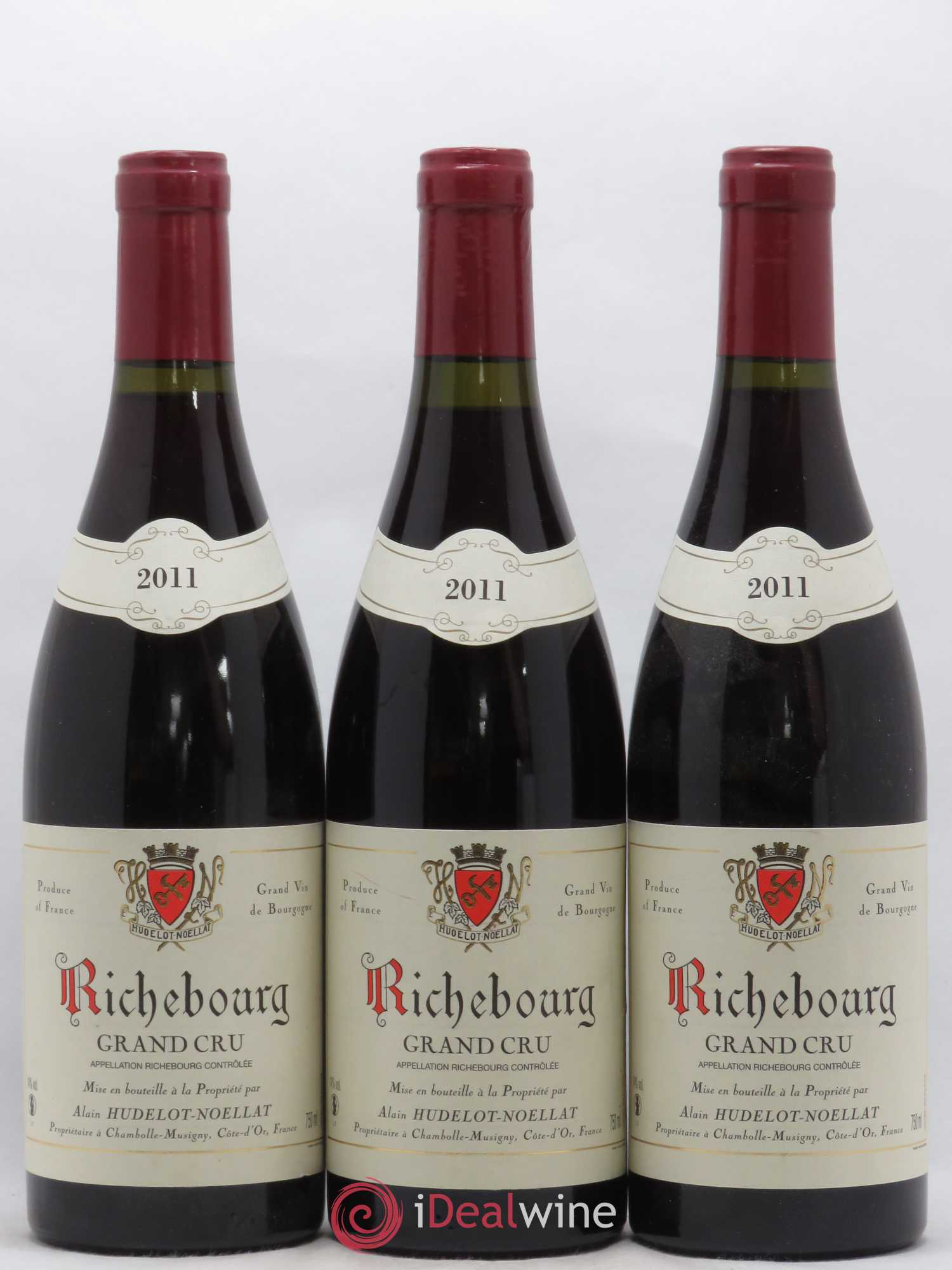 Richebourg Grand Cru Hudelot-Noëllat 2011 - Lot de 3 bouteilles - 0