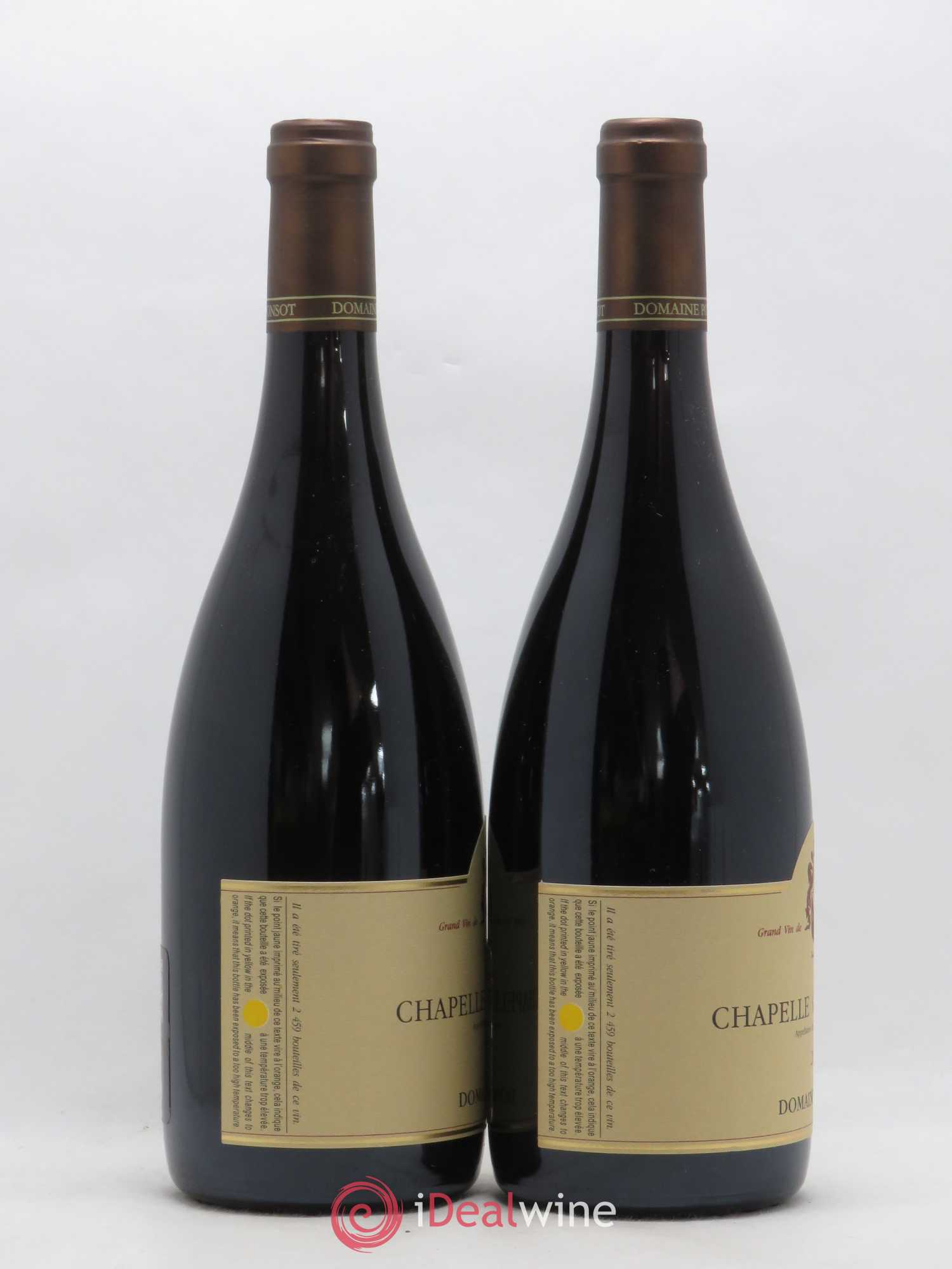 Chapelle-Chambertin Grand Cru Ponsot (Domaine) 2015 - Lot de 2 bouteilles - 1