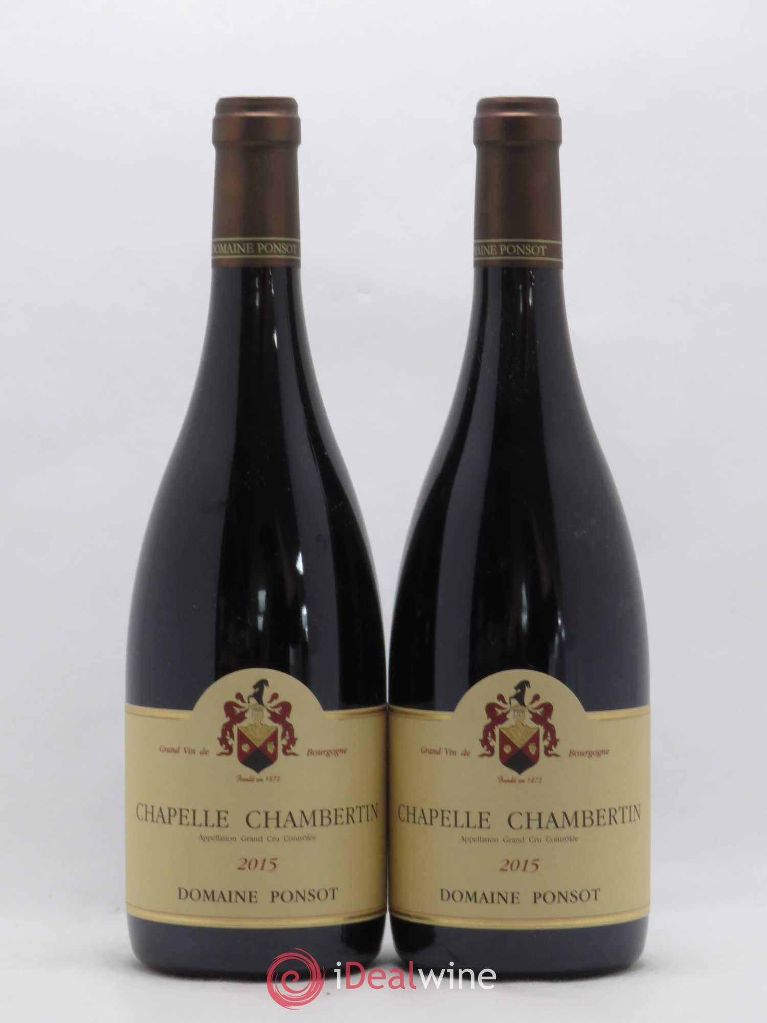 Chapelle-Chambertin Grand Cru Ponsot (Domaine) 2015 - Lot de 2 bouteilles - 0