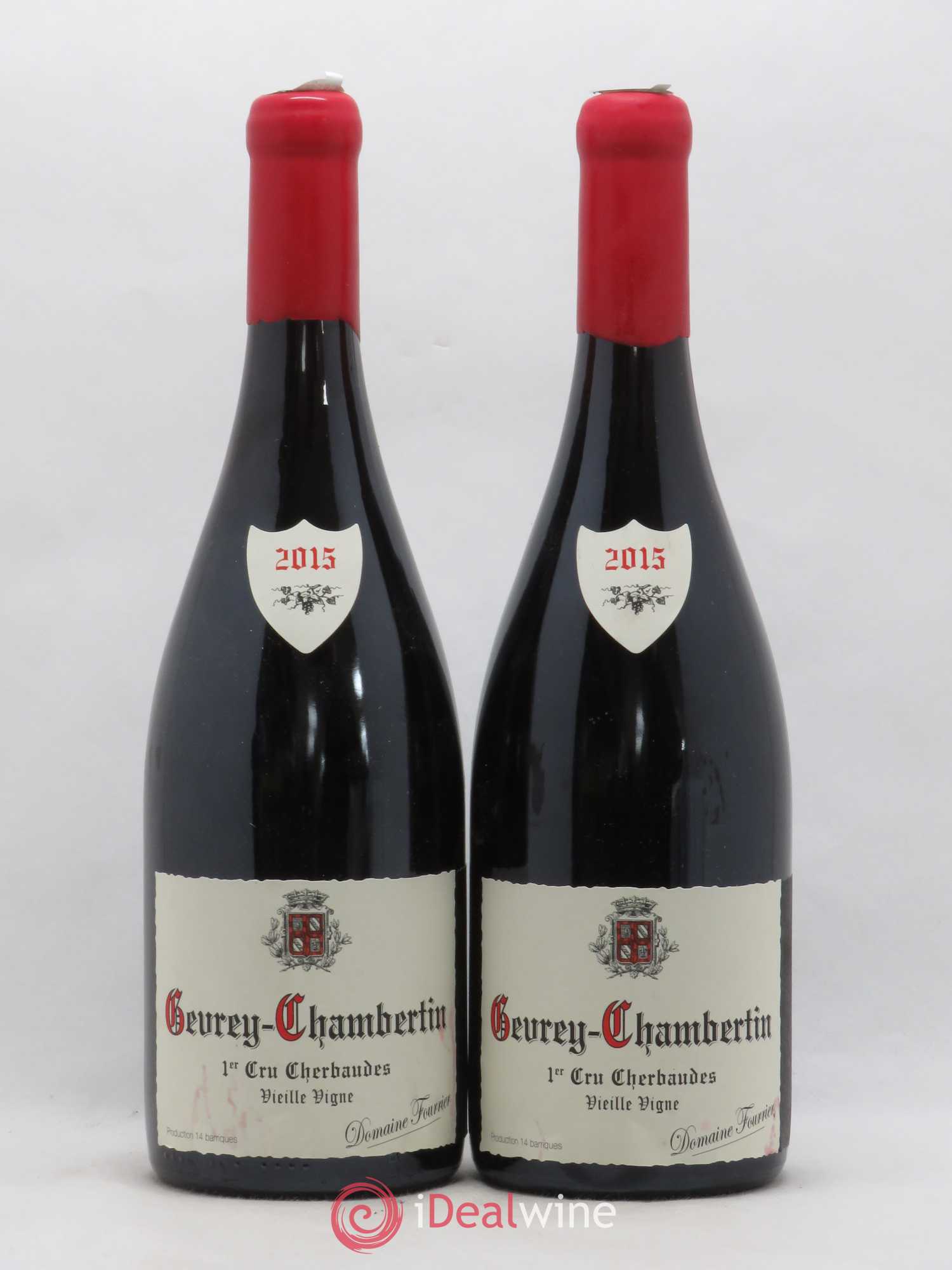 Gevrey-Chambertin 1er Cru Les Cherbaudes Vieille Vigne Fourrier (Domaine) 2015 - Lot de 2 bouteilles - 0