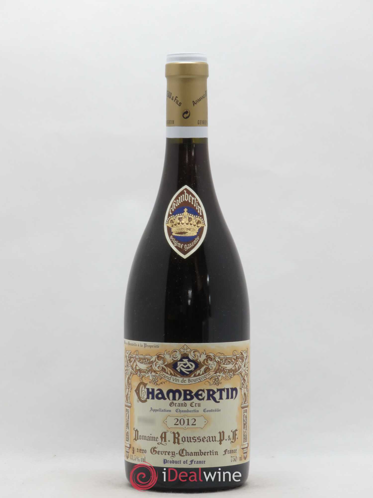 Chambertin Grand Cru Armand Rousseau (Domaine) 2012 - Lot de 1 bouteille - 0