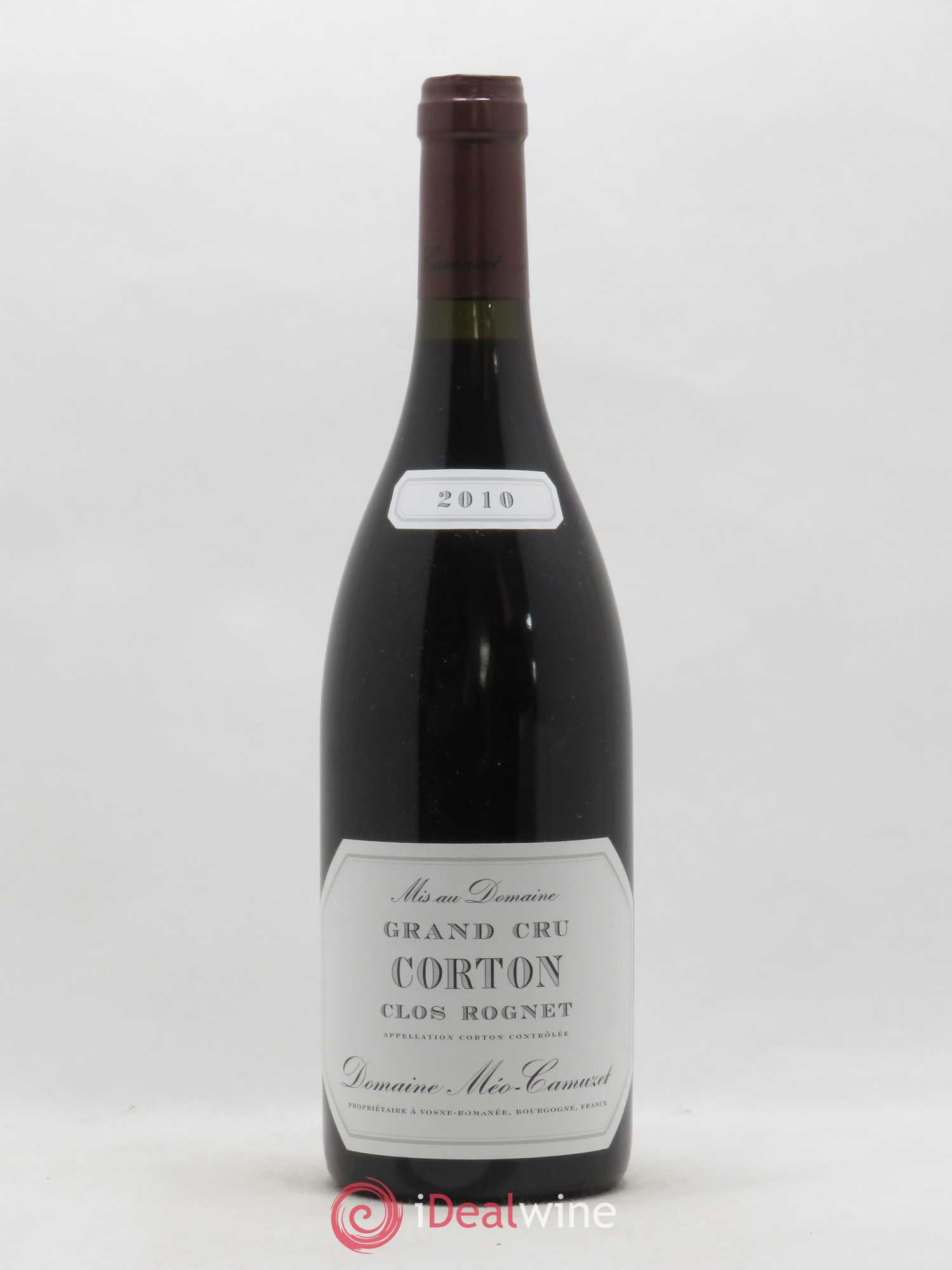 Corton Grand Cru Clos Rognet Méo-Camuzet (Domaine) 2010 - Lot de 1 bouteille - 0
