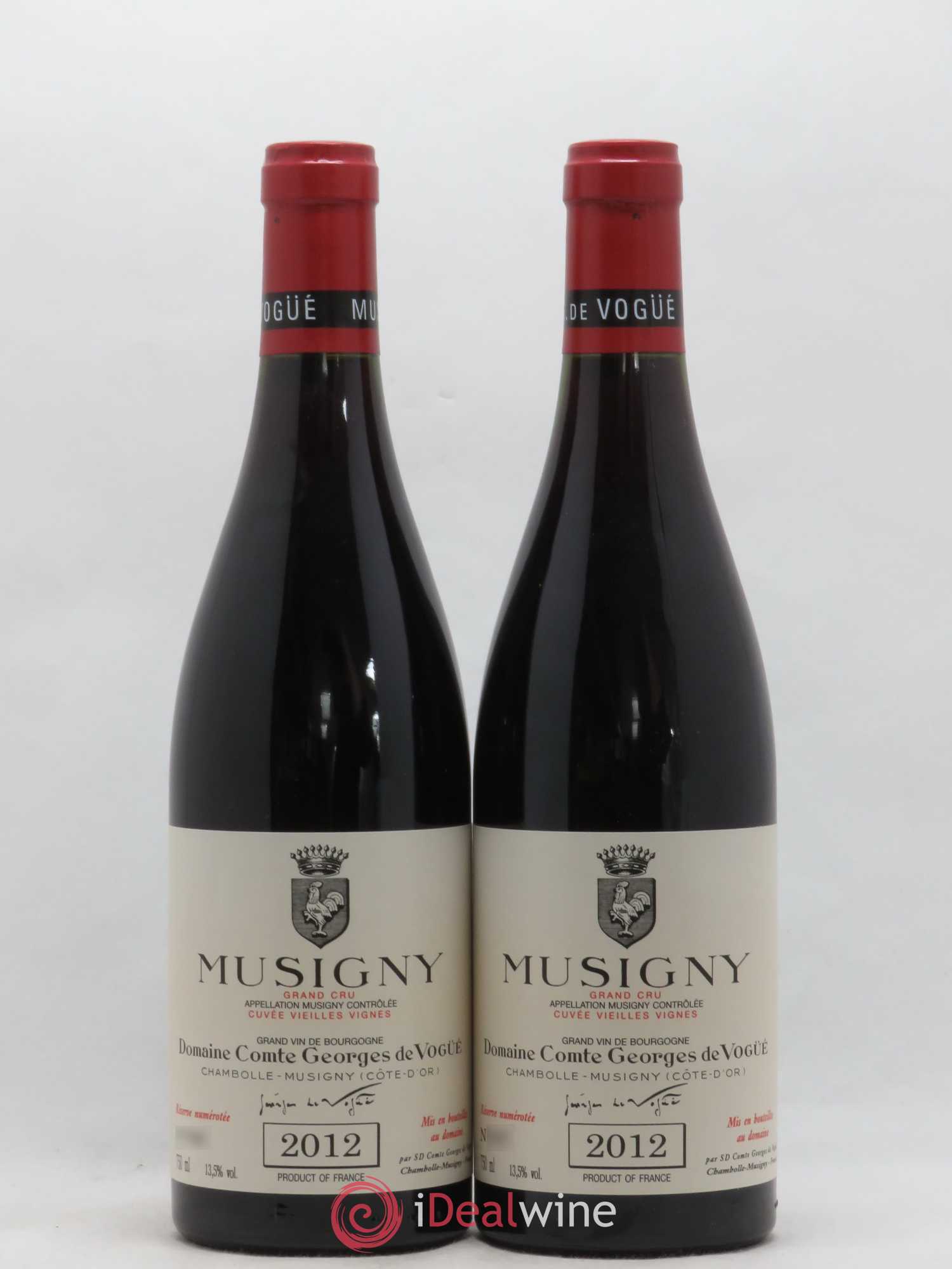 Musigny Grand Cru Cuvée Vieilles Vignes Comte Georges de Vogüé 2012 - Lot de 2 bouteilles - 0