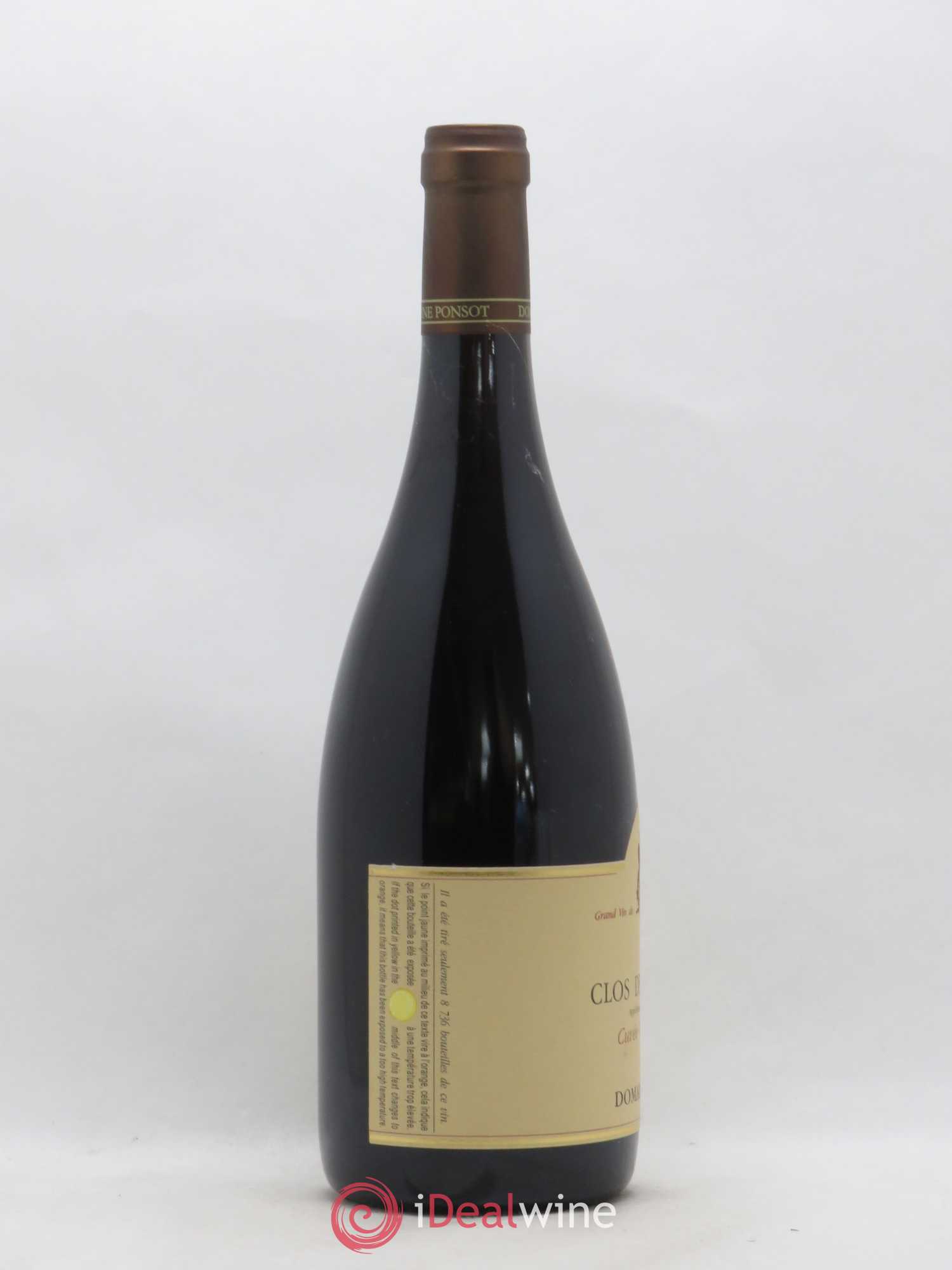 Clos de la Roche Grand Cru Vieilles Vignes Ponsot (Domaine) 2009 - Lot de 1 bouteille - 1