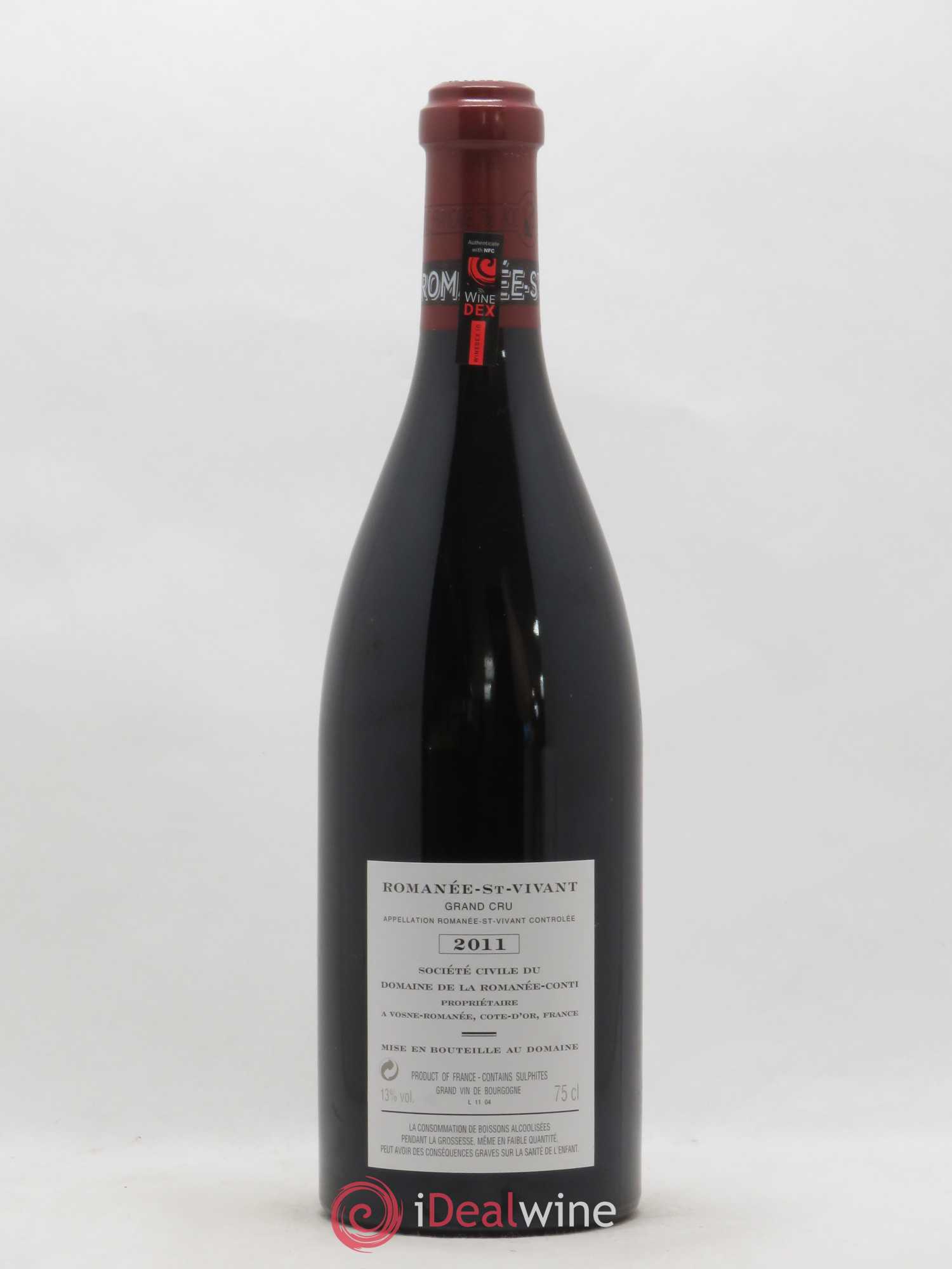 Romanée-Saint-Vivant Grand Cru Domaine de la Romanée-Conti 2011 - Lot de 1 bouteille - 1