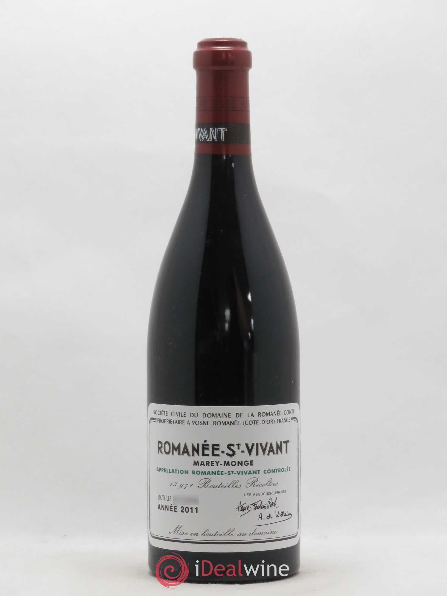 Romanée-Saint-Vivant Grand Cru Domaine de la Romanée-Conti 2011 - Lot de 1 bouteille - 0