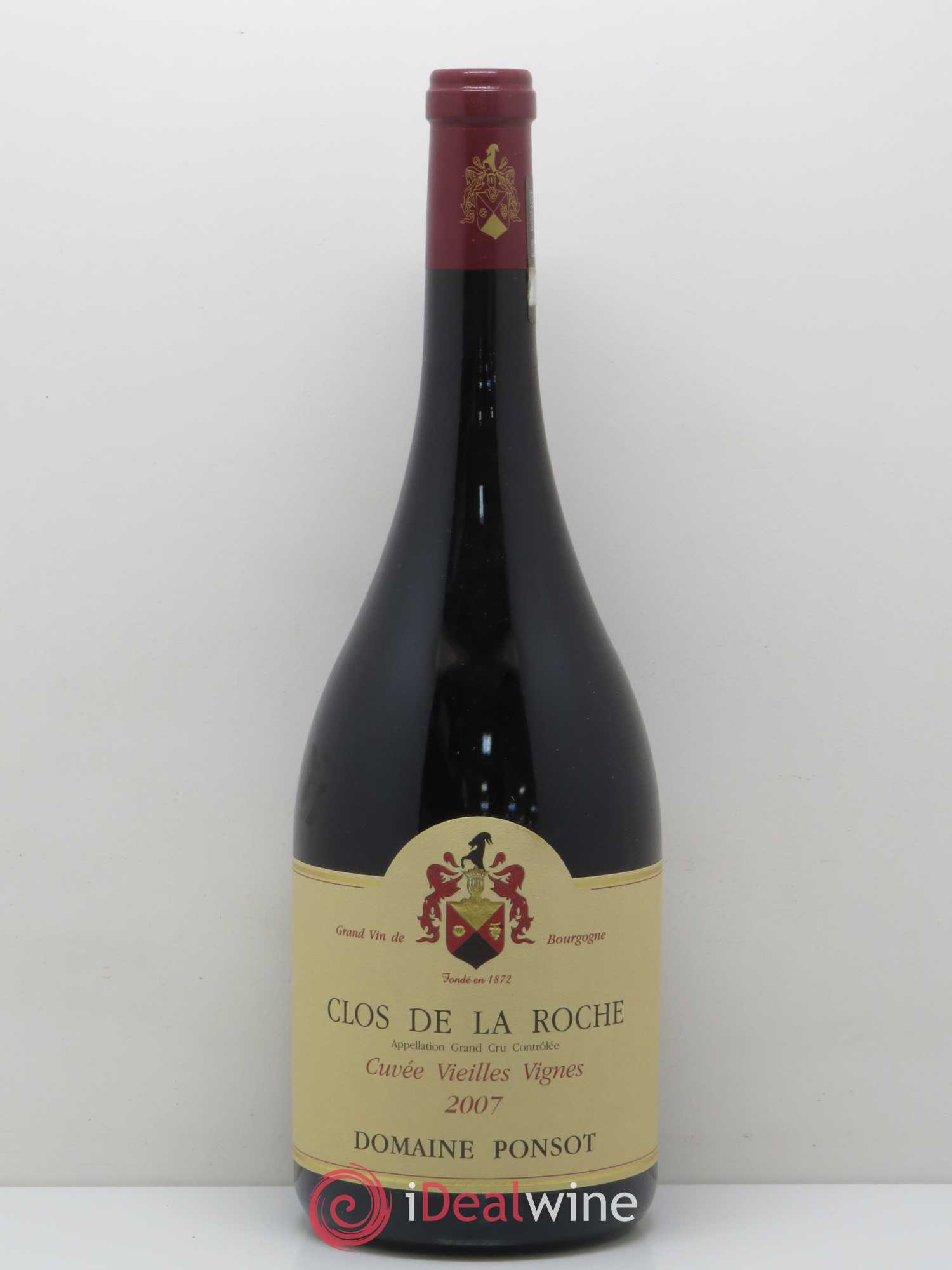 Clos de la Roche Grand Cru Vieilles Vignes Ponsot (Domaine) 2007 - Lot de 1 magnum - 0