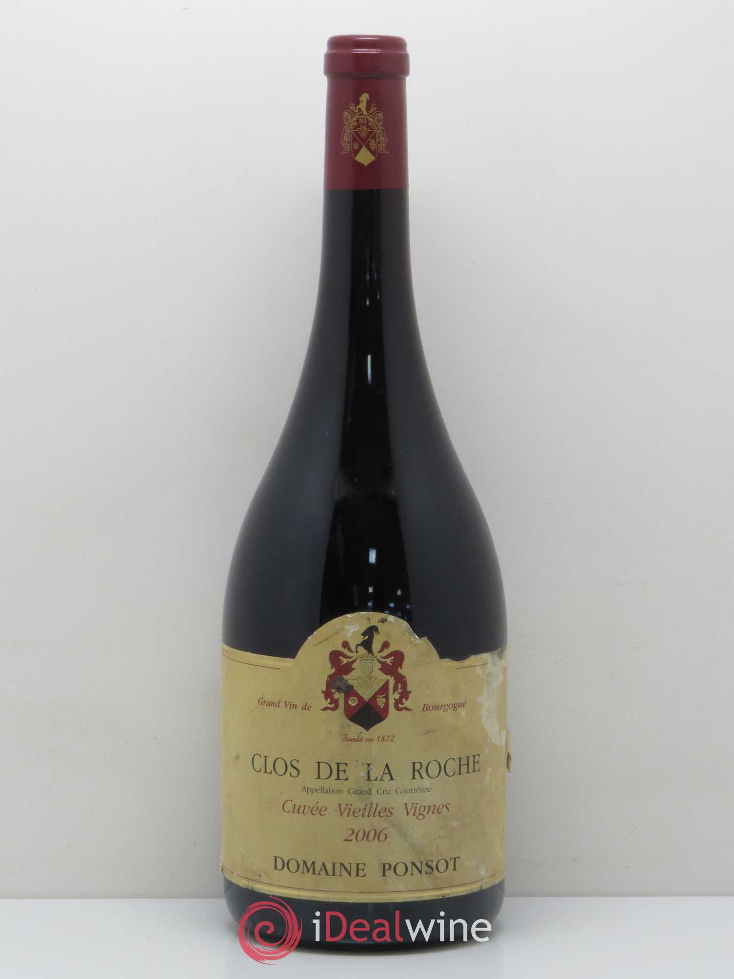 Clos de la Roche Grand Cru Vieilles Vignes Ponsot (Domaine) 2006 - Lot de 1 magnum - 0