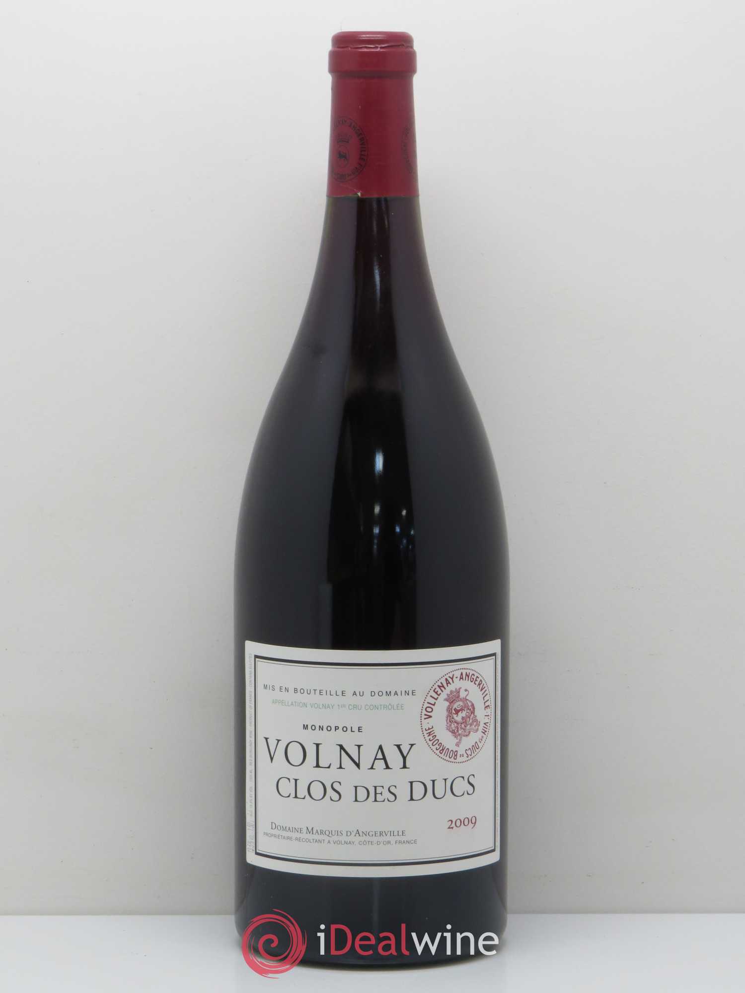 Volnay 1er Cru Clos des Ducs Marquis d'Angerville (Domaine) 2009 - Lot de 1 magnum - 0