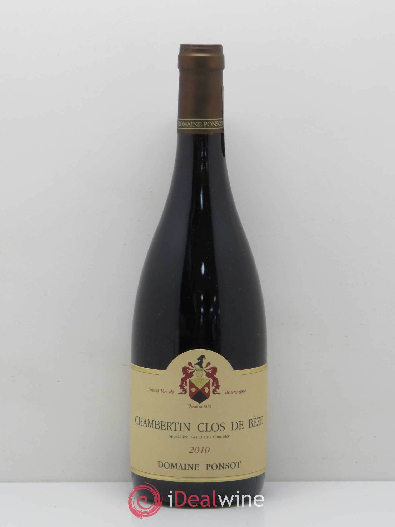 Chambertin Clos de Bèze Grand Cru Ponsot (Domaine) 2010 - Lot de 1 bouteille - 0