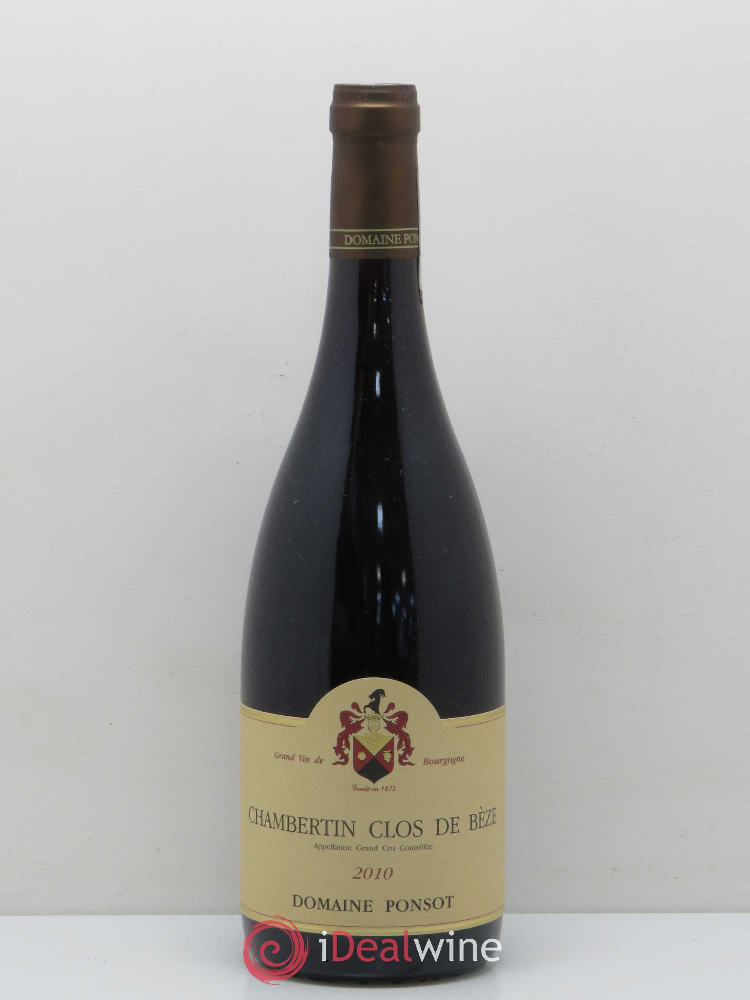 Chambertin Clos de Bèze Grand Cru Ponsot (Domaine) 2010 - Lot de 1 bouteille - 0