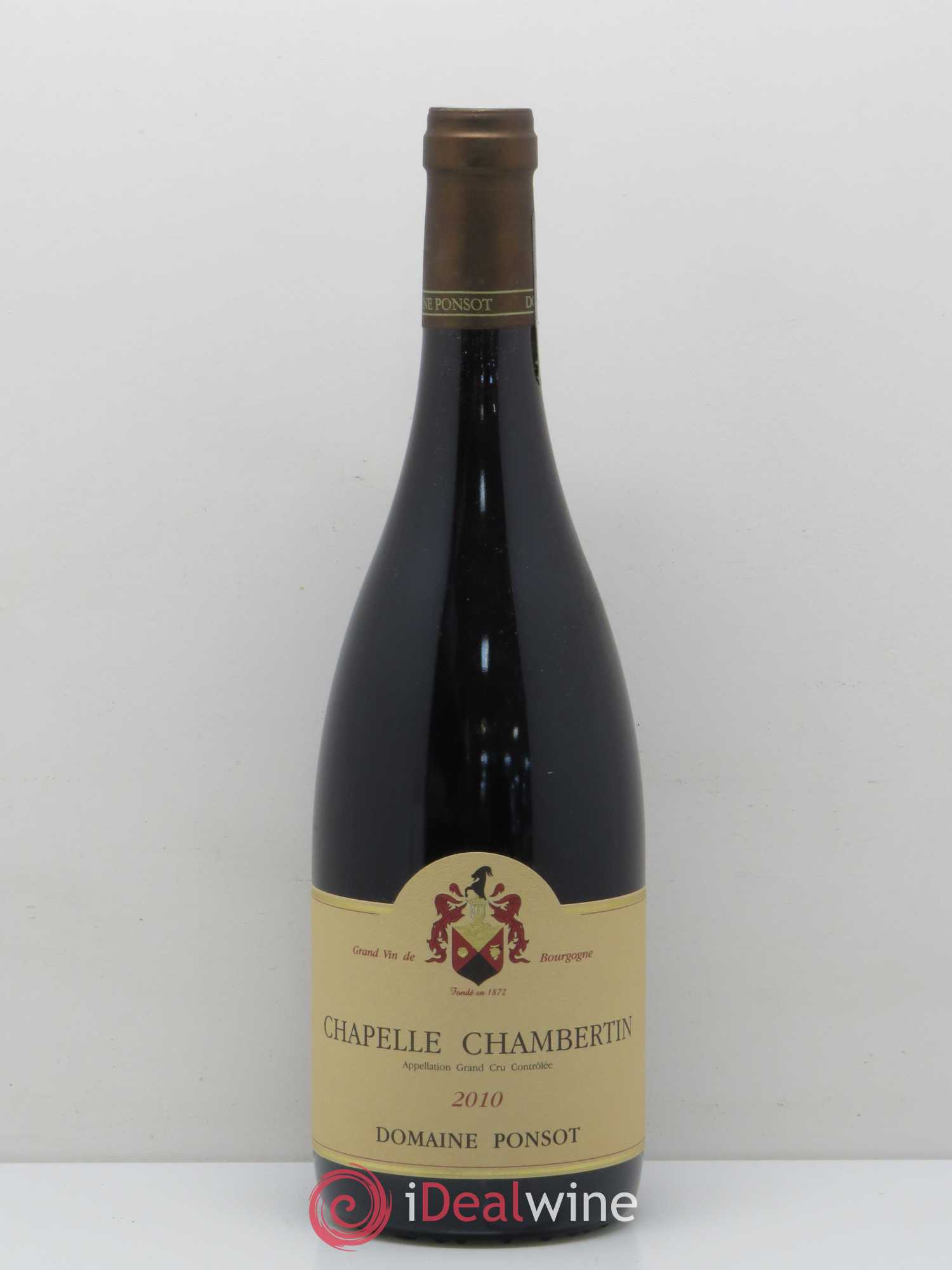 Chapelle-Chambertin Grand Cru Ponsot (Domaine) 2010 - Lot de 1 bouteille - 0