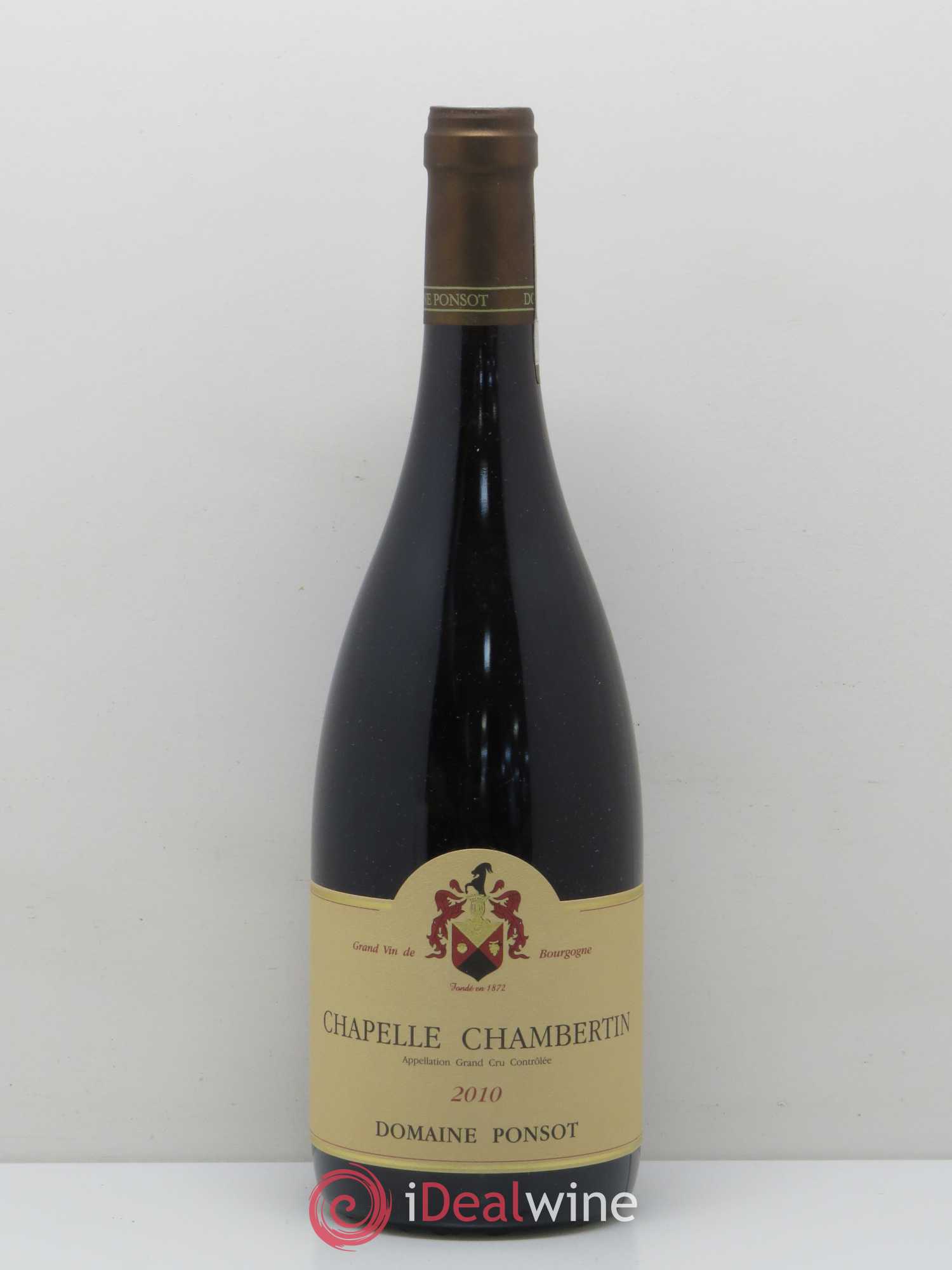 Chapelle-Chambertin Grand Cru Ponsot (Domaine) 2010 - Lot de 1 bouteille - 0