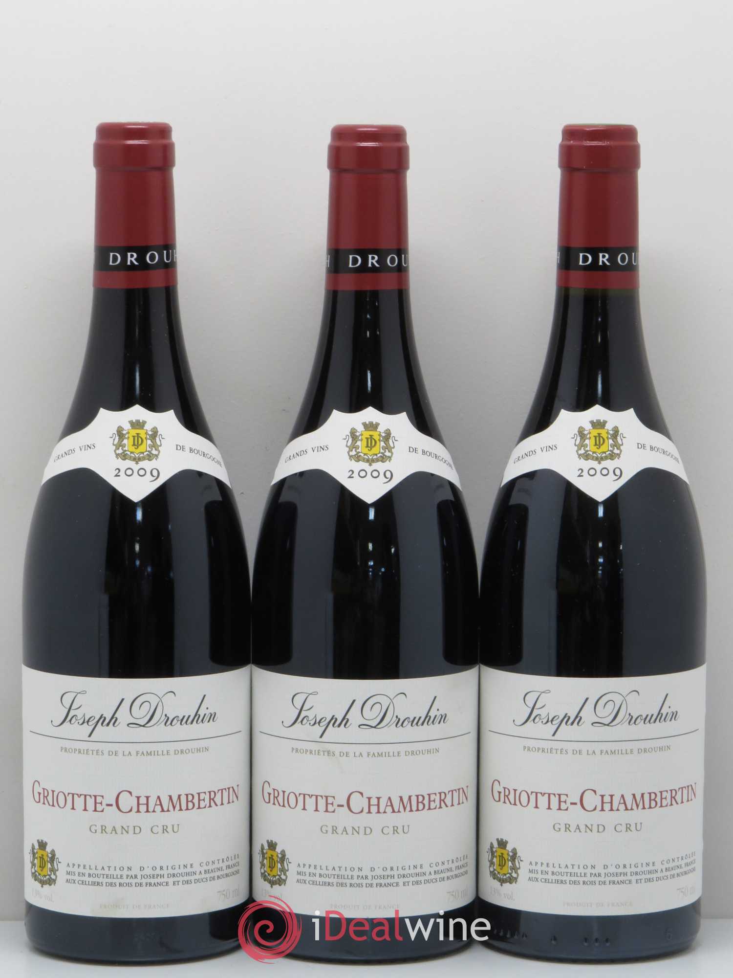 Griotte-Chambertin Grand Cru Joseph Drouhin 2009 - Lot de 3 bouteilles - 0