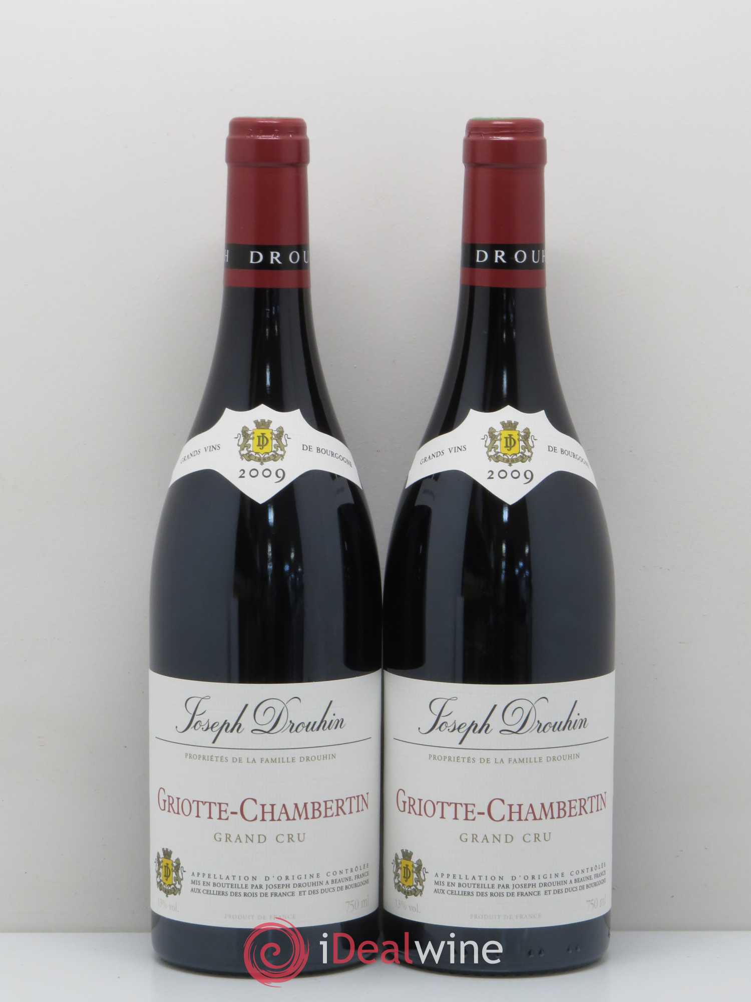Griotte-Chambertin Grand Cru Joseph Drouhin 2009 - Lot de 2 bouteilles - 0