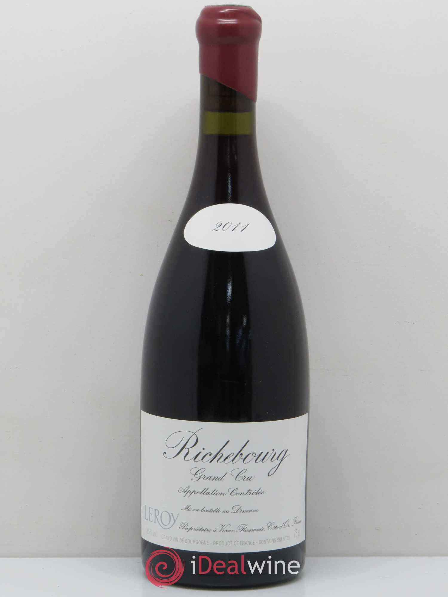 Richebourg Grand Cru Leroy (Domaine) 2011 - Lot de 1 bouteille - 0