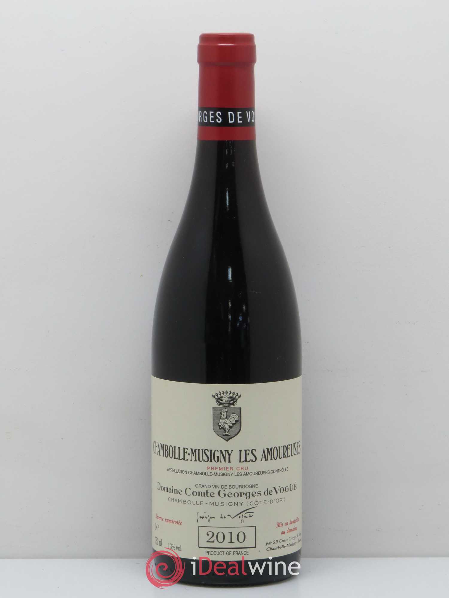 Chambolle-Musigny 1er Cru Les Amoureuses Comte Georges de Vogüé 2010 - Lot de 1 bouteille - 0