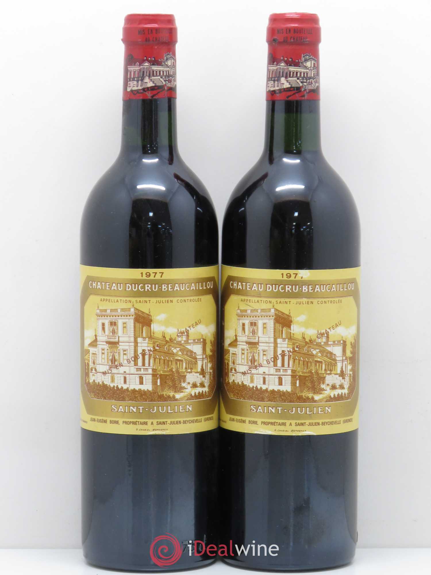Château Ducru Beaucaillou 2ème Grand Cru Classé 1977 - Lot de 2 bouteilles - 0