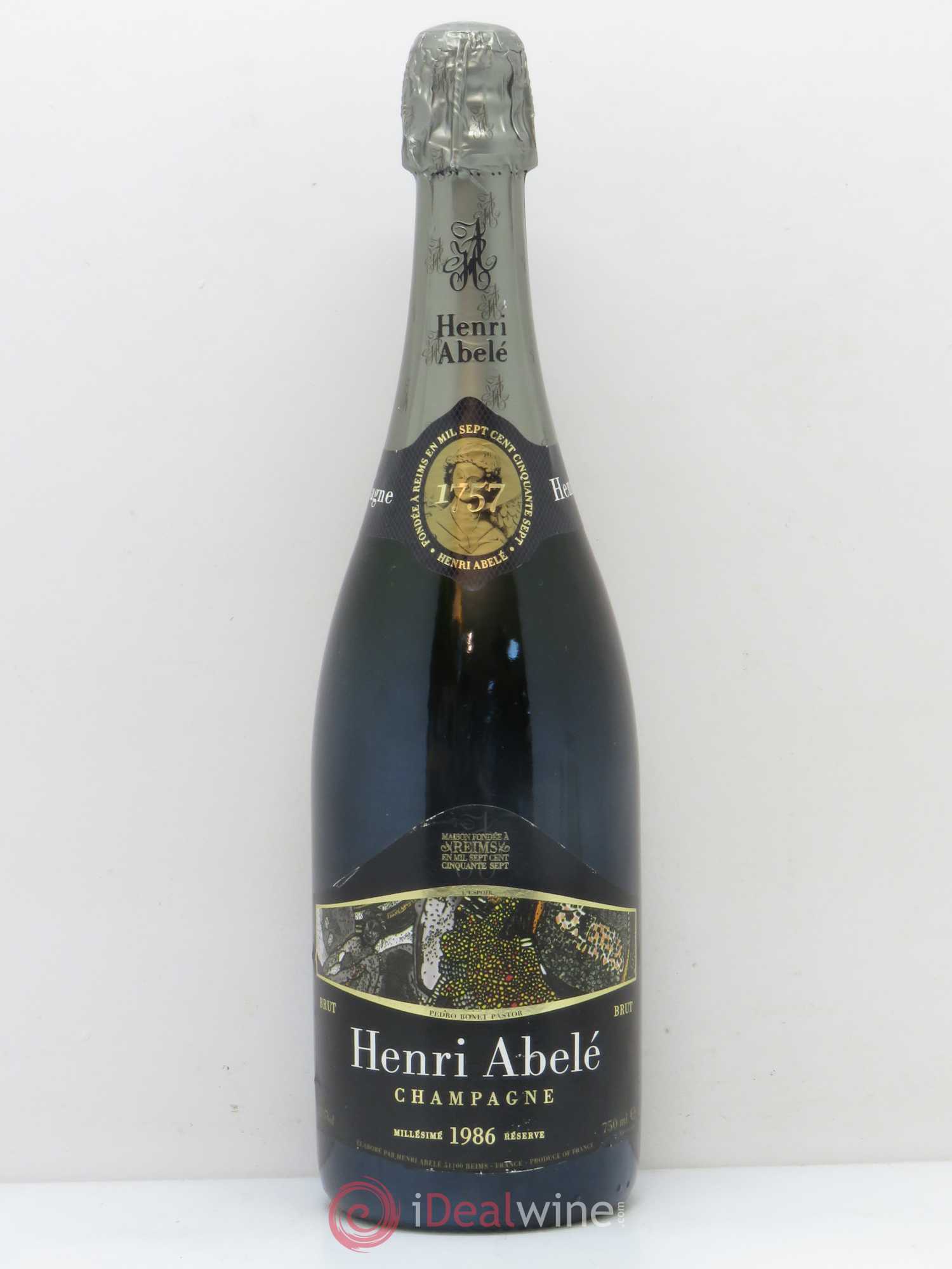 Champagne Henri Abelé 1986 - Lot de 1 bouteille - 0