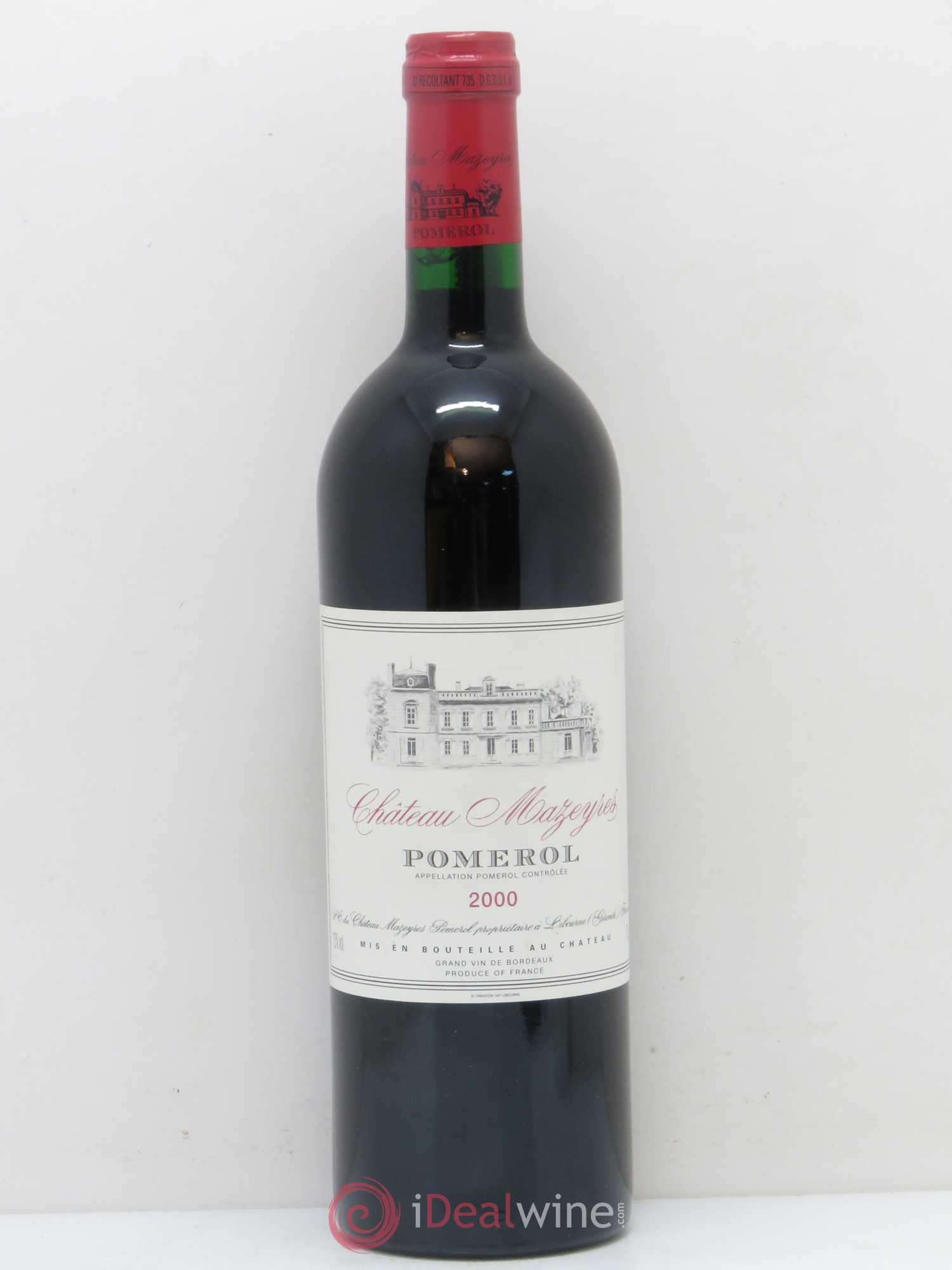 Château Mazeyres 2000 - Lot de 1 bouteille - 0
