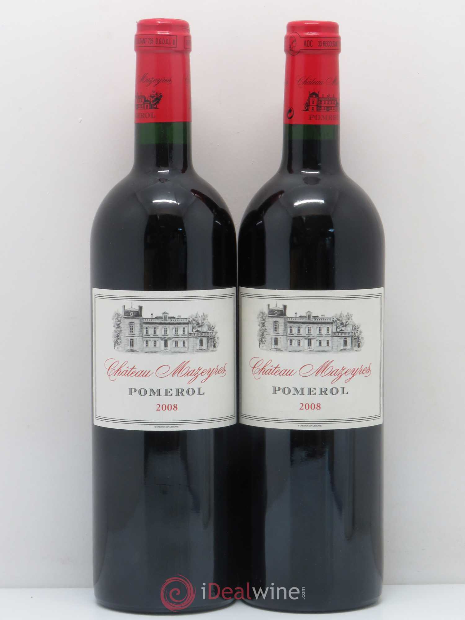 Château Mazeyres 2008 - Lot de 2 bouteilles - 0