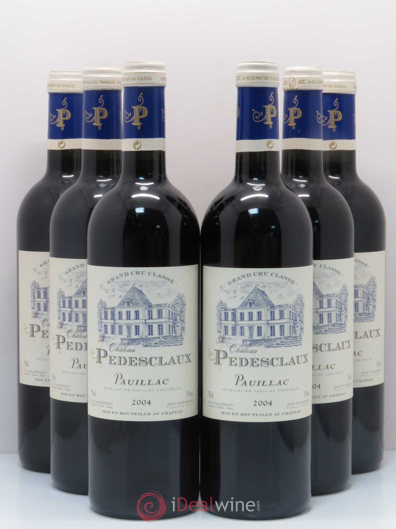 Château Pedesclaux 5ème Grand Cru Classé 2004 - Lot de 6 bouteilles - 0