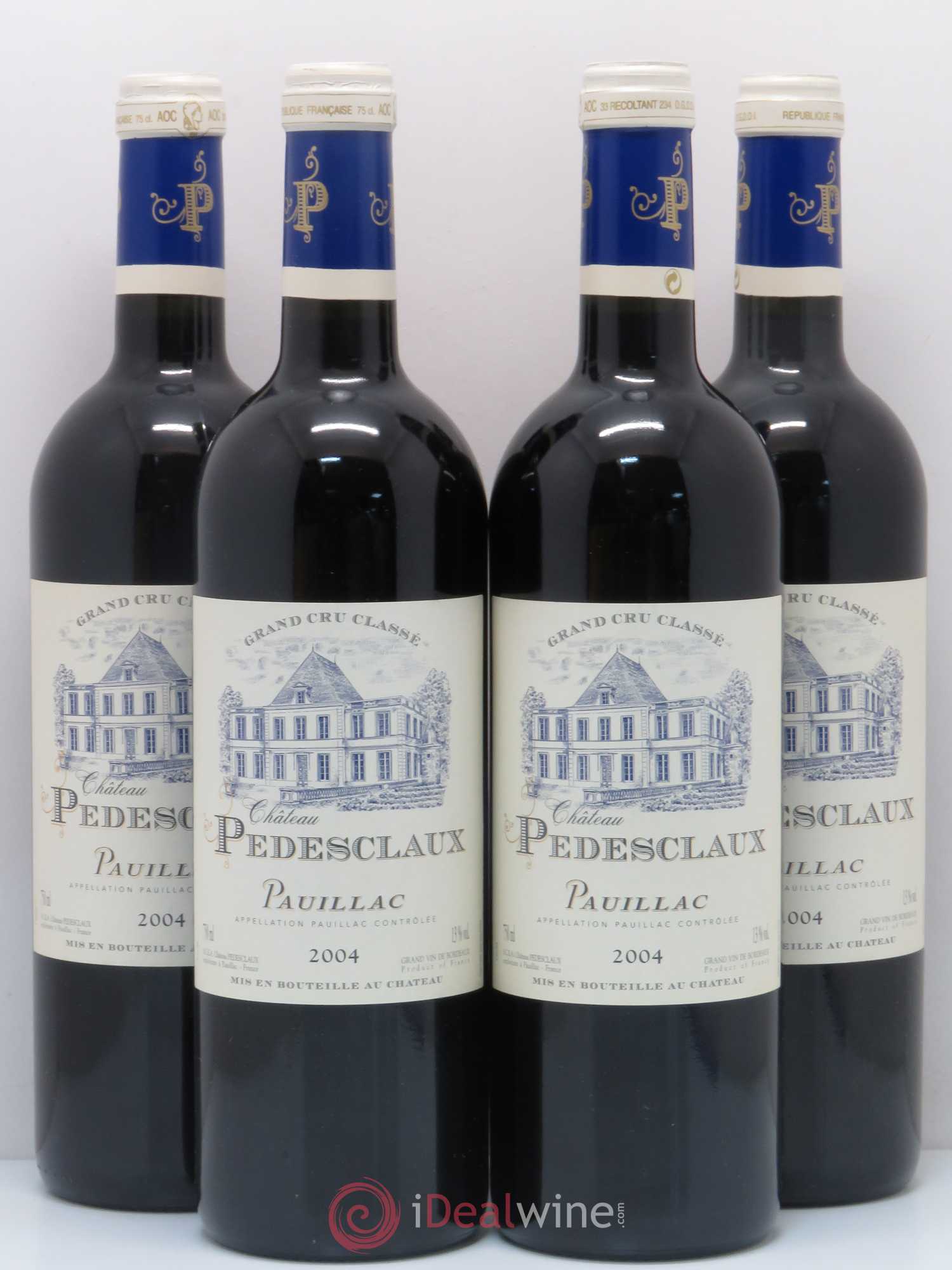 Château Pedesclaux 5ème Grand Cru Classé 2004 - Lot de 4 bouteilles - 0