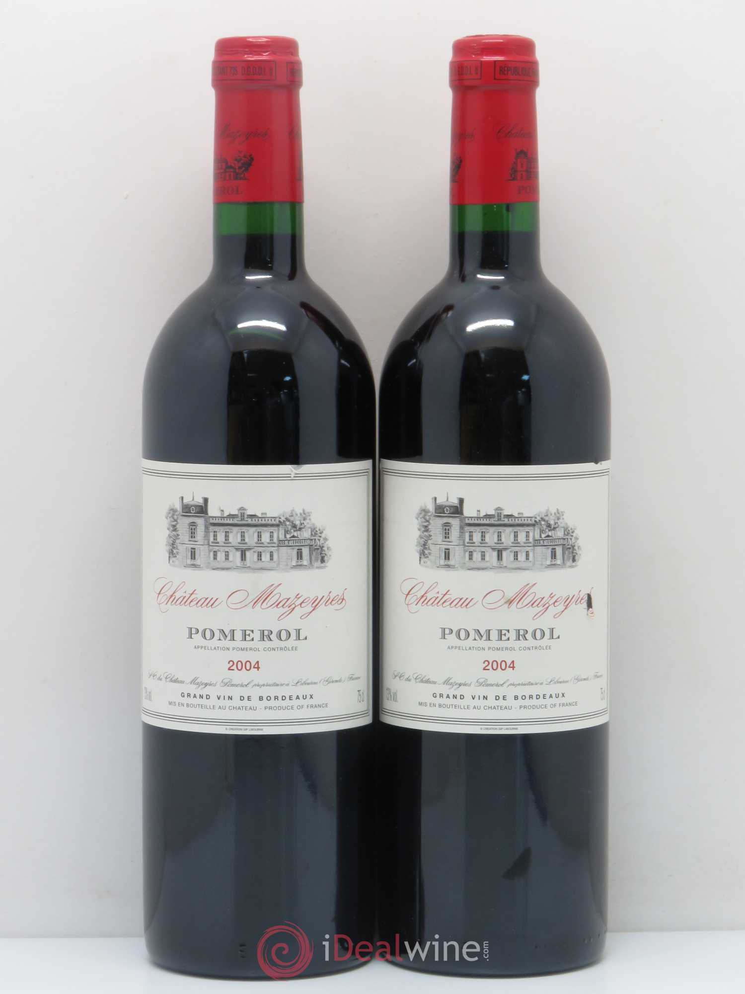 Château Mazeyres 2004 - Lot de 2 bouteilles - 0