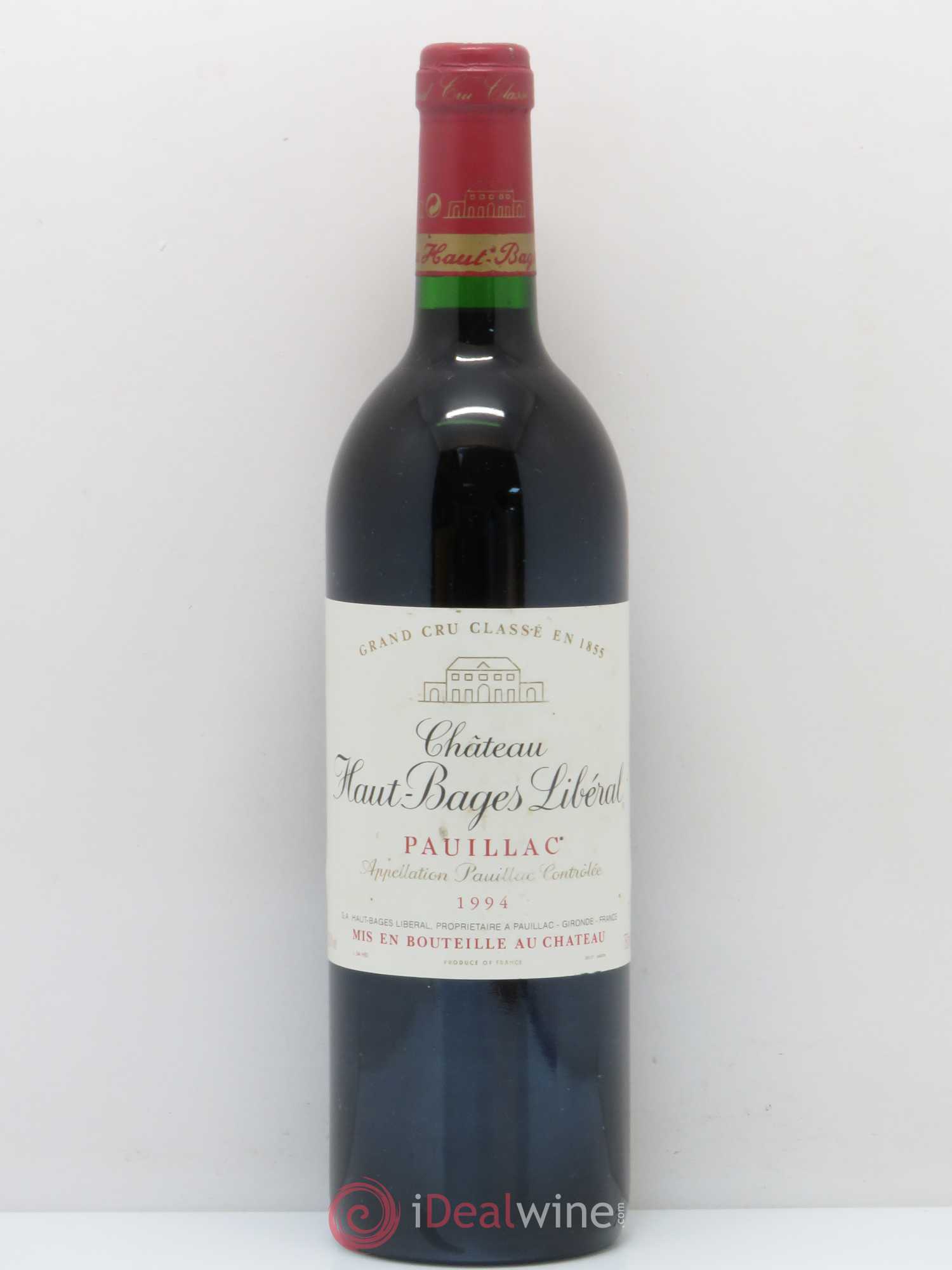 Château Haut Bages Libéral 5ème Grand Cru Classé 1994 - Lot de 1 bouteille - 0