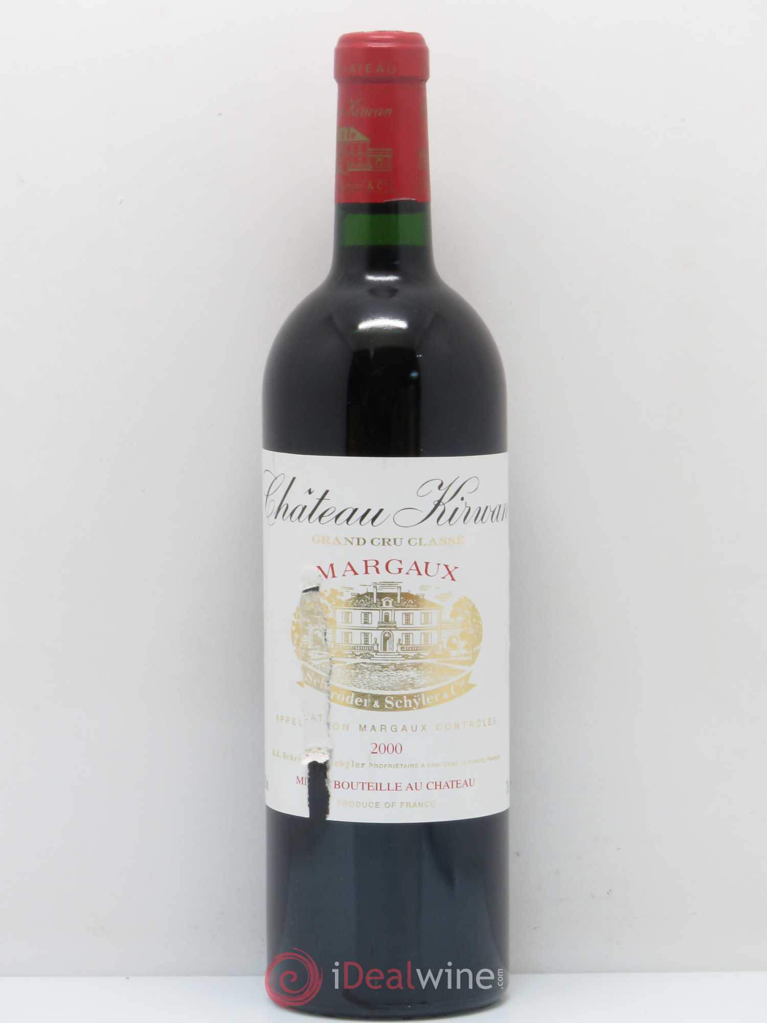 Château Kirwan 3ème Grand Cru Classé 2000 - Lot de 1 bouteille - 0