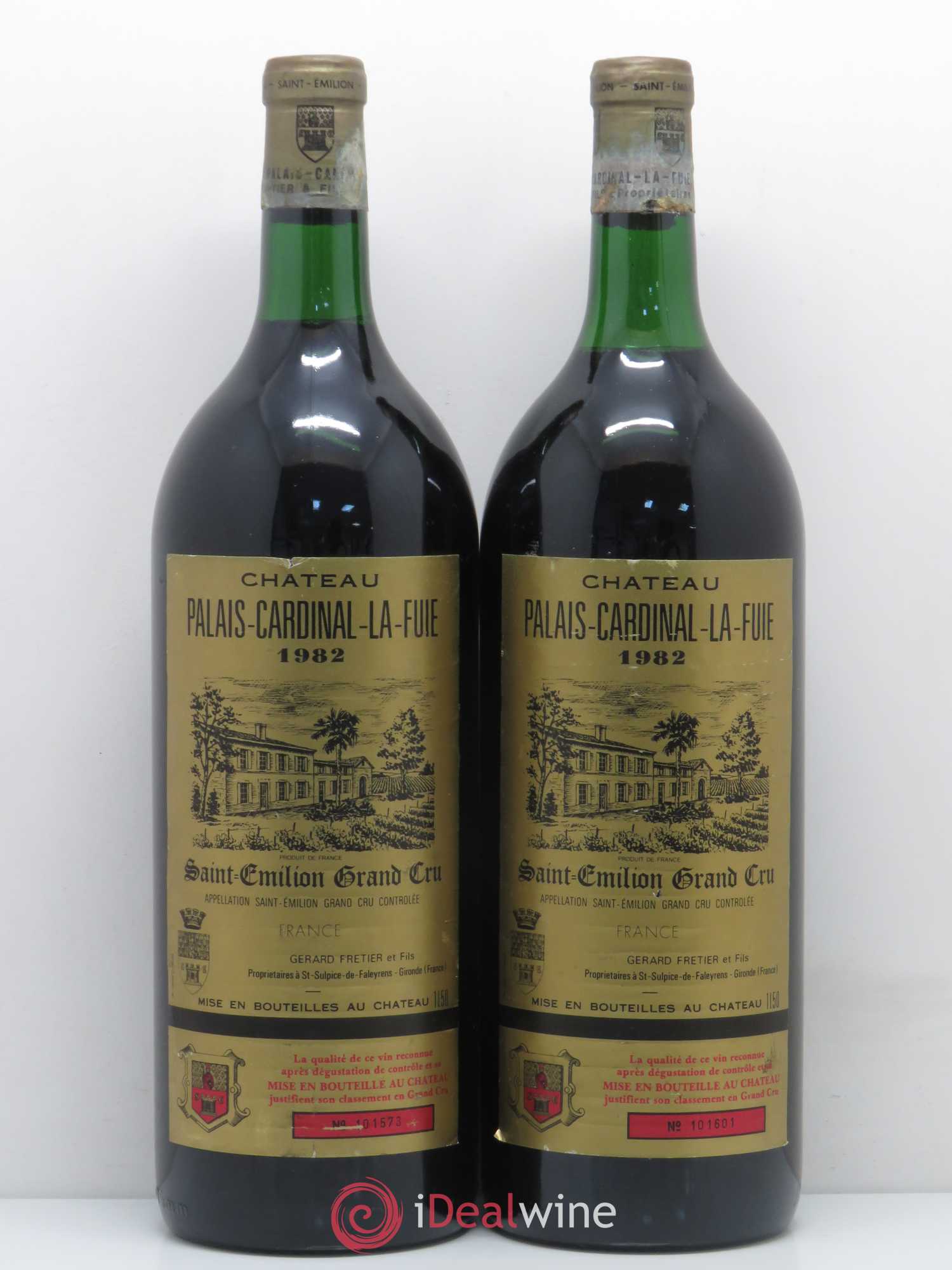 Château Palais Cardinal La Fuie 1982 - Lot de 2 magnums - 0
