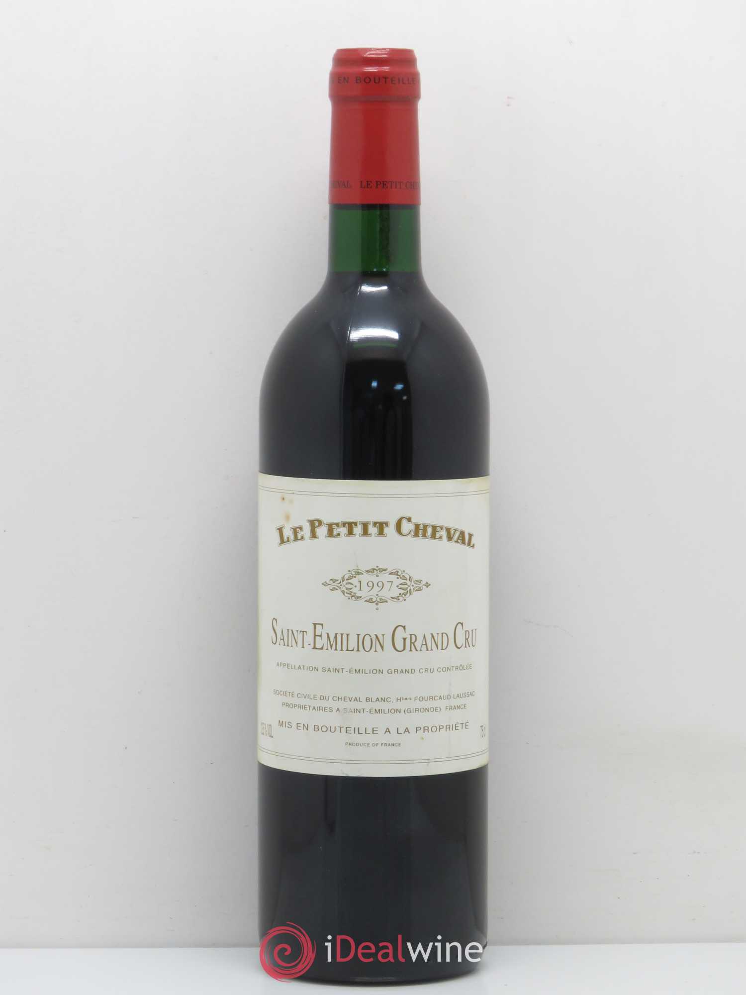 Le Petit Cheval Second Vin 1997 - Lot de 1 bouteille - 0
