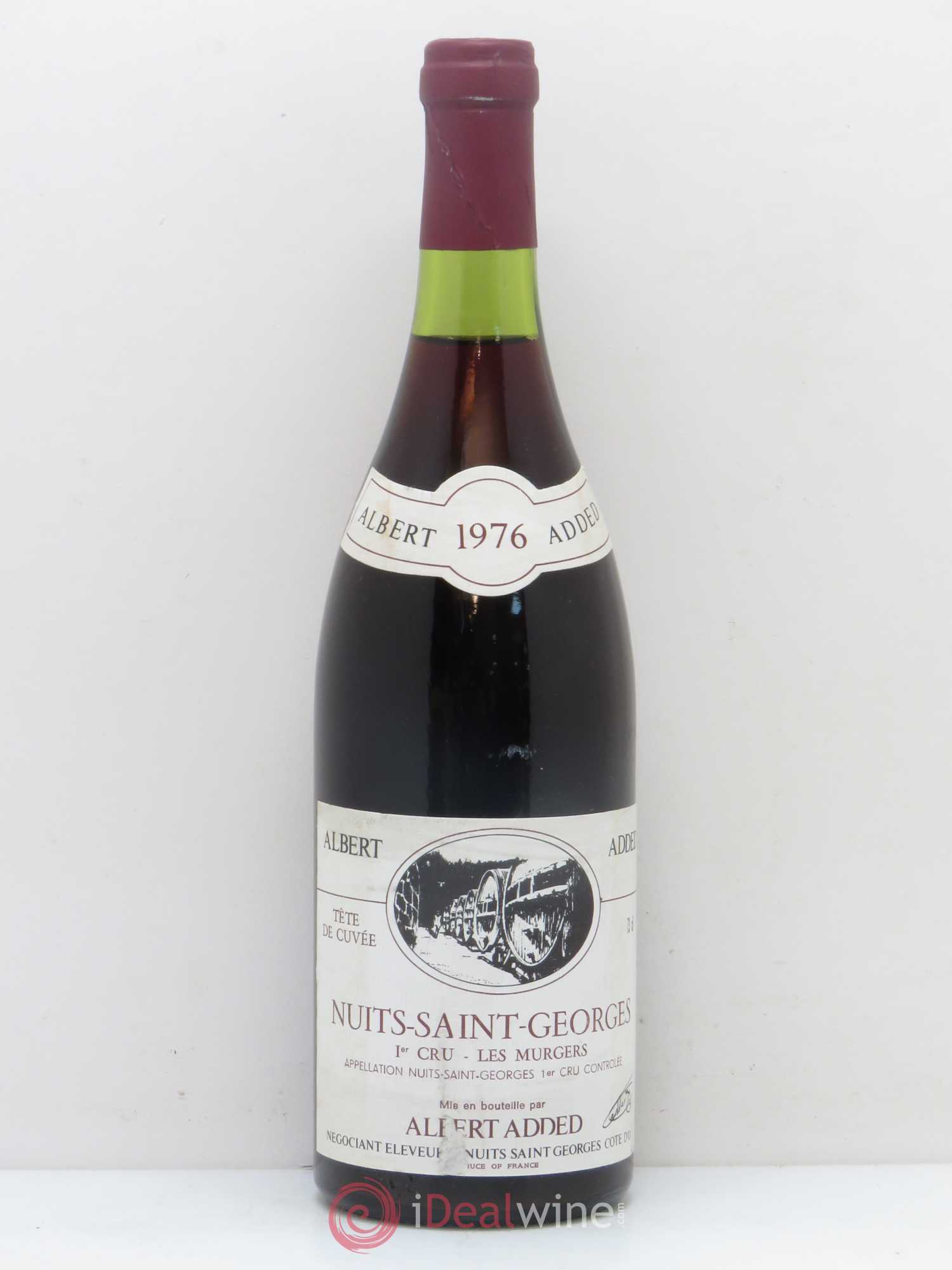 Nuits-Saint-Georges 1er Cru Les Murgers A. Added 1976 - Posten von 1 Flasche - 0