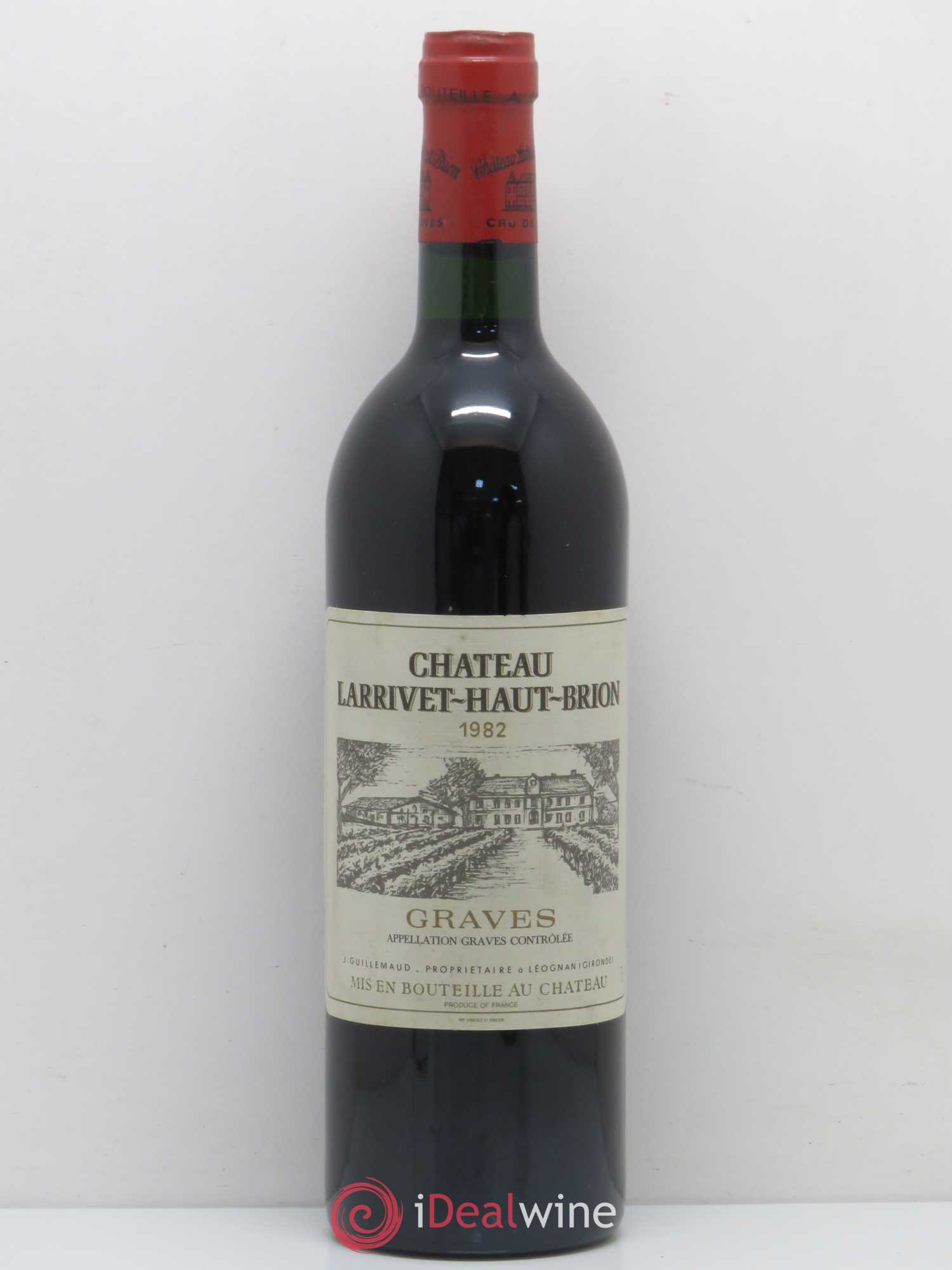 Graves Château Larrivet Haut-Brion 1982 - Posten von 1 Flasche - 0