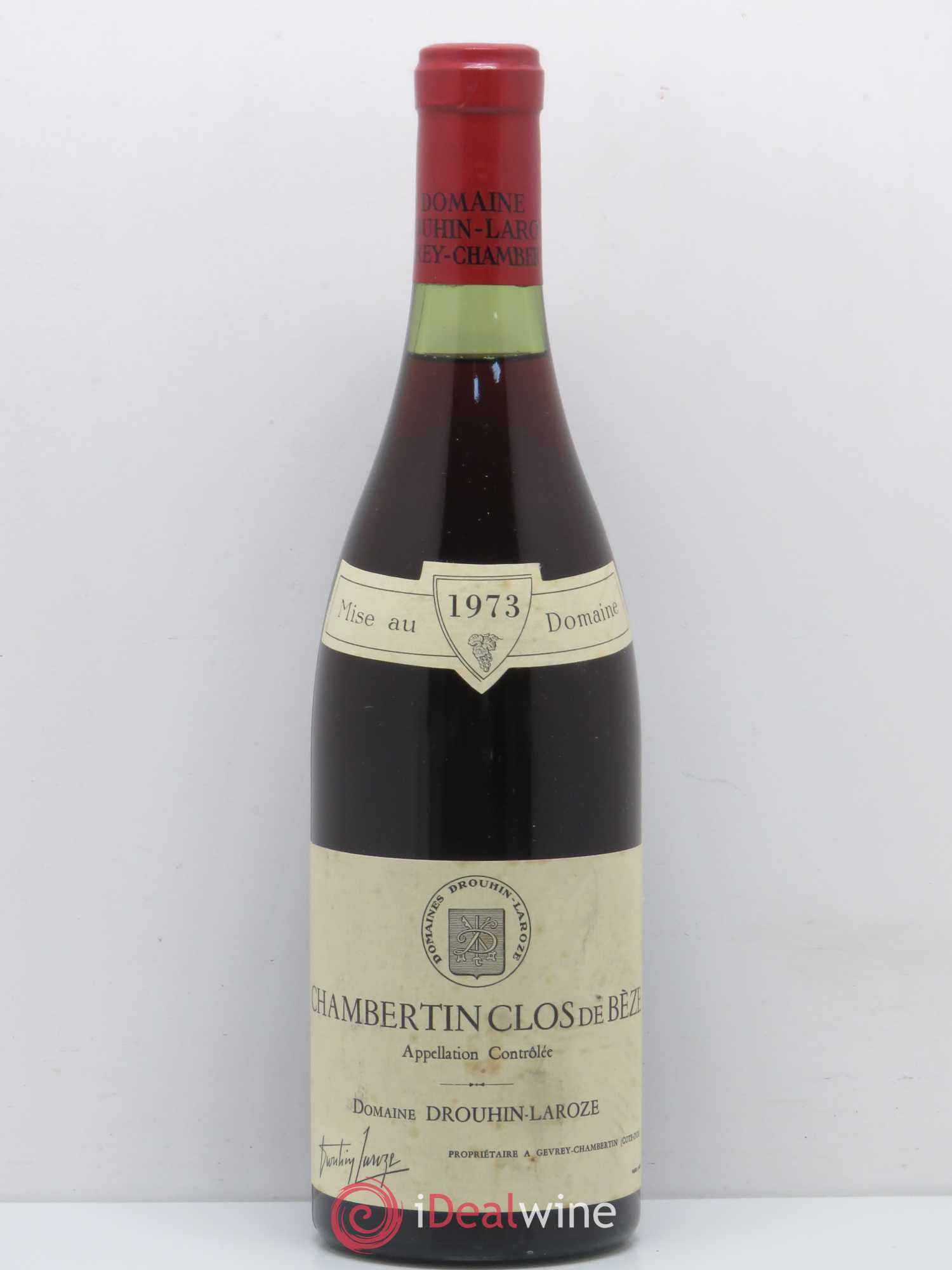 Chambertin Clos de Bèze Grand Cru Domaine Drouhin-Laroze 1973 - Lot de 1 bouteille - 0