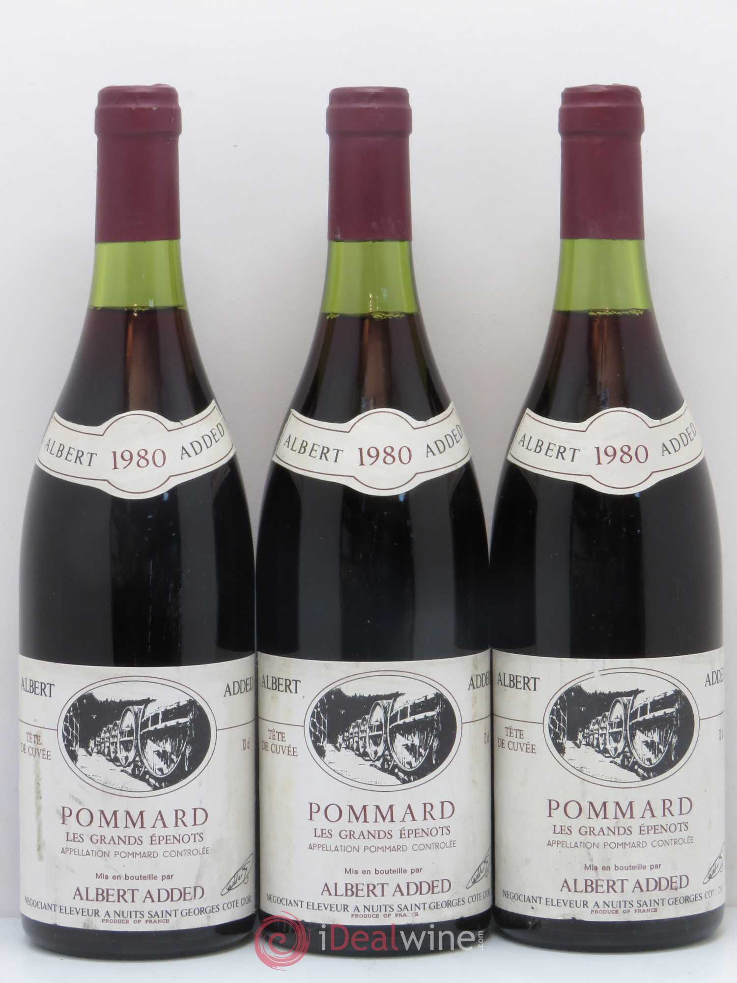 Pommard Les Grands Epenots Albert Added 1980 - Posten von 3 Flaschen - 0