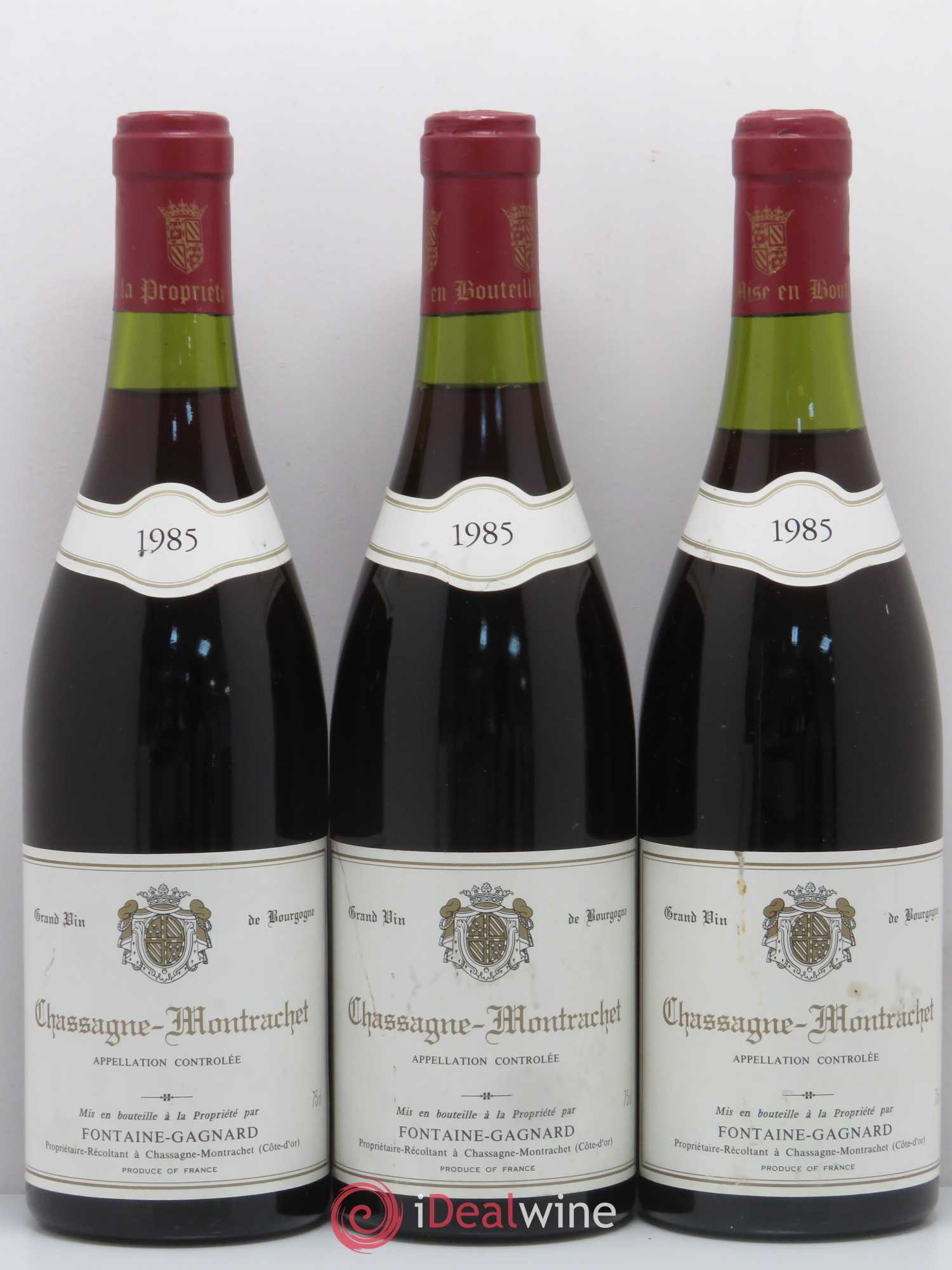 Chassagne-Montrachet 1985 - Posten von 3 Flaschen - 0