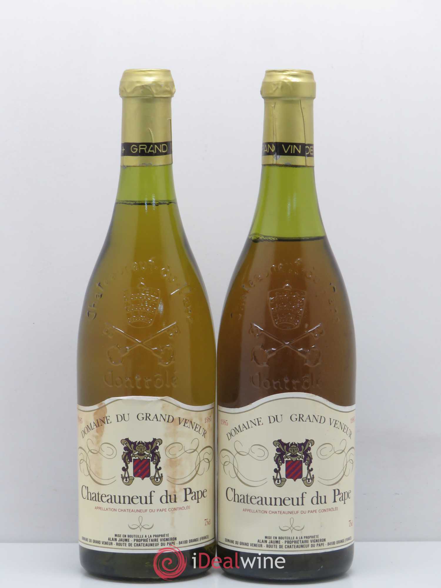 Châteauneuf-du-Pape Domaine Grand Veneur 1985 - Lot de 2 bouteilles - 0